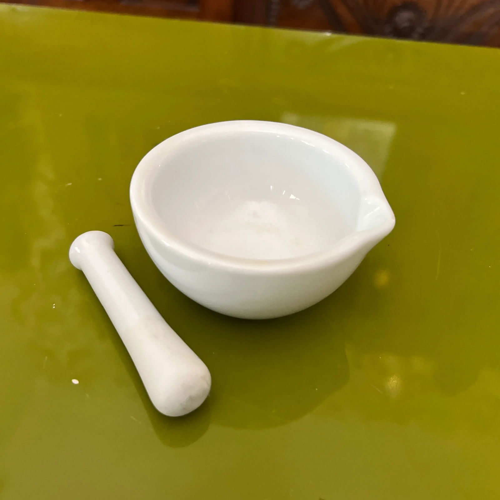 1960s Marble Mortar and Pestle - 5