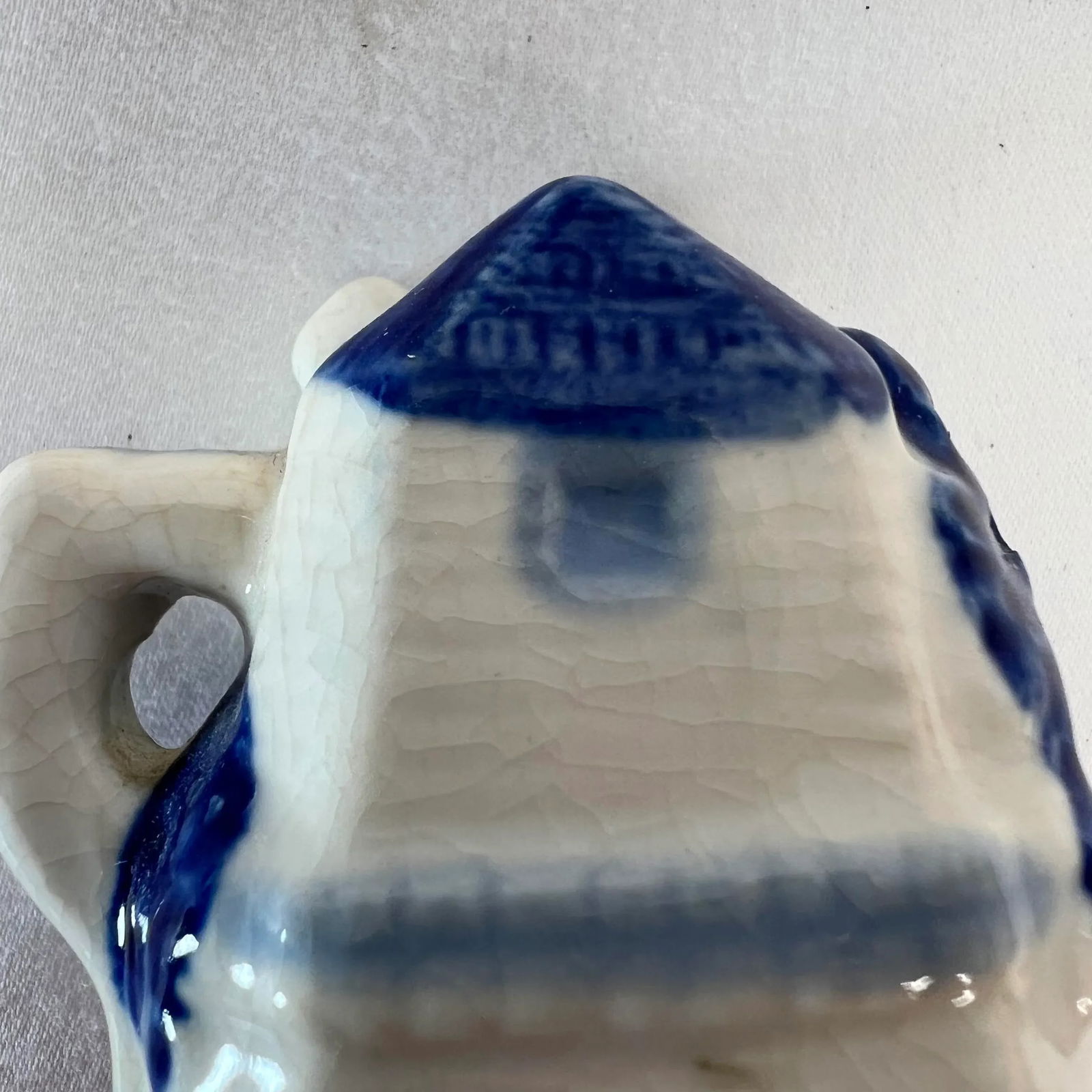 Occupied Japan Blue and White Windmill Salt and Pepper Shakers - a Pair - 8