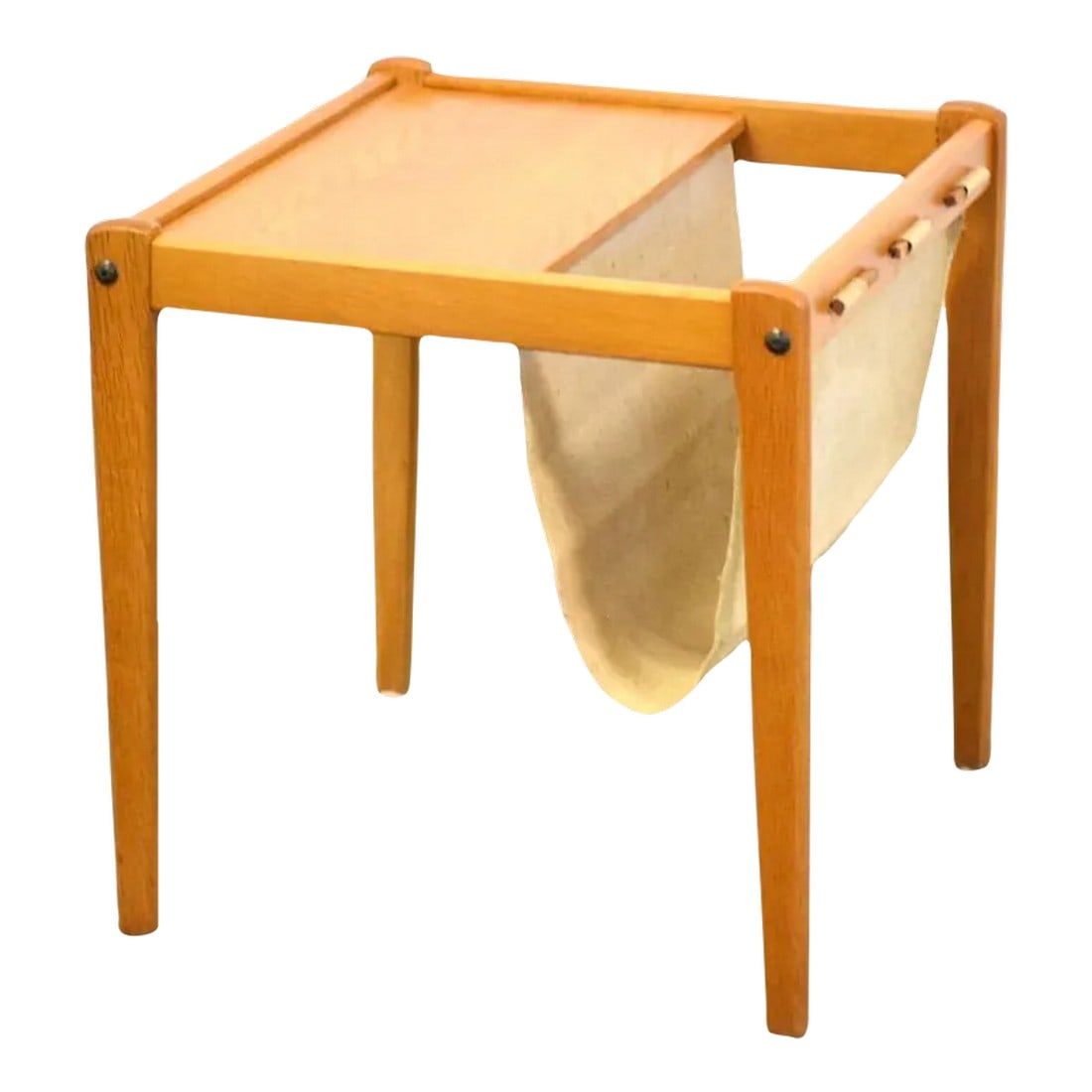 Mid Century Oak Magazine Rack (1 of 9)