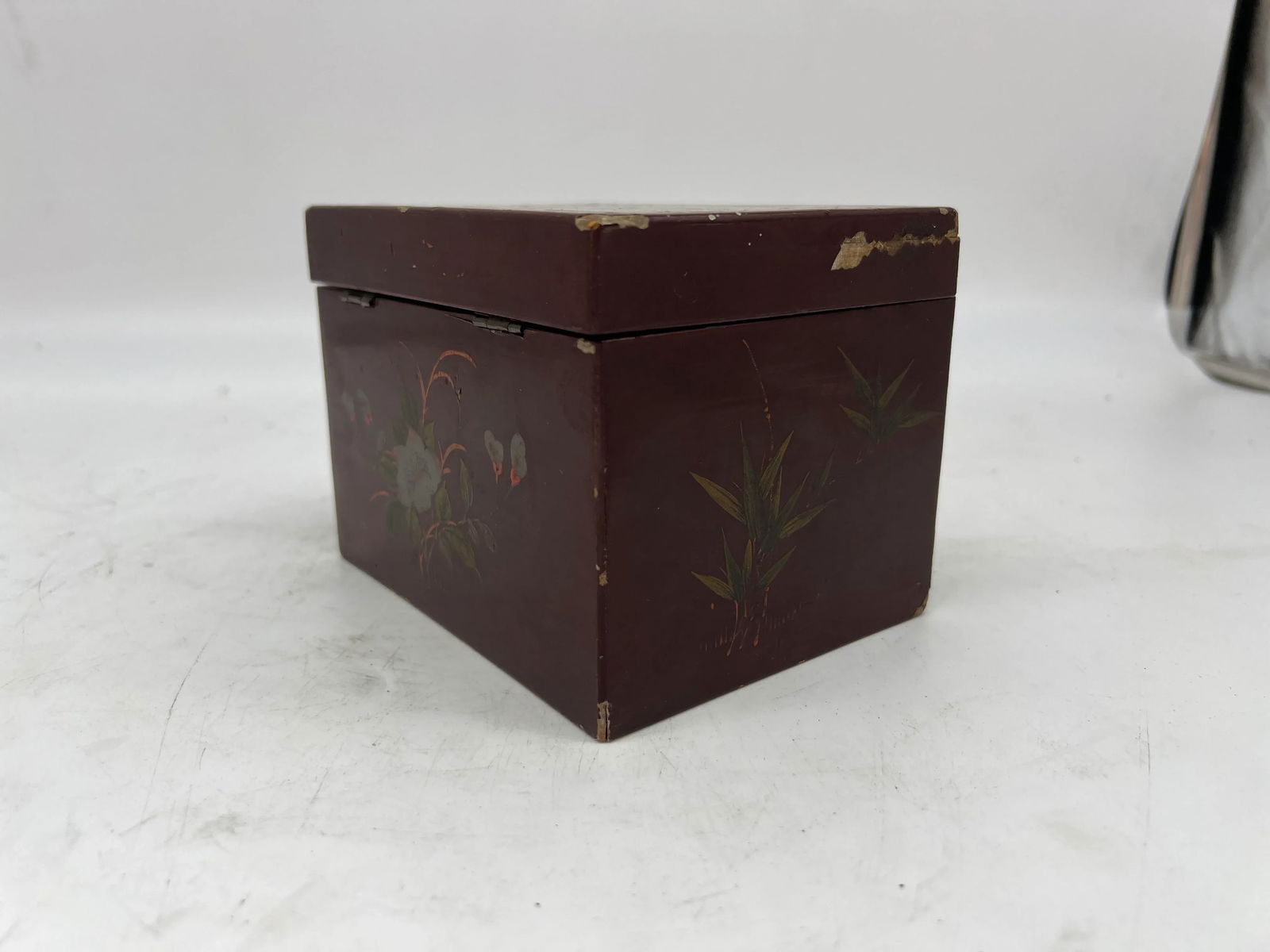 Ying Mee & Co., Antique Chinese Lacquer Tea Caddy or Box - 3