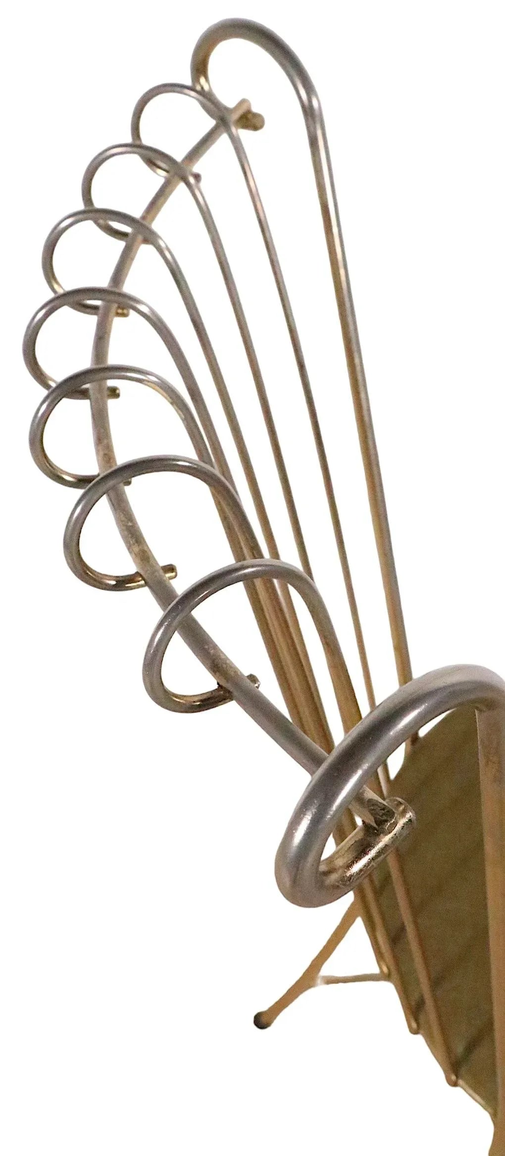 Glamorous Hollywood Boudoir Side Chair With Dramatic Rolled Back C 1950/1960's - 10