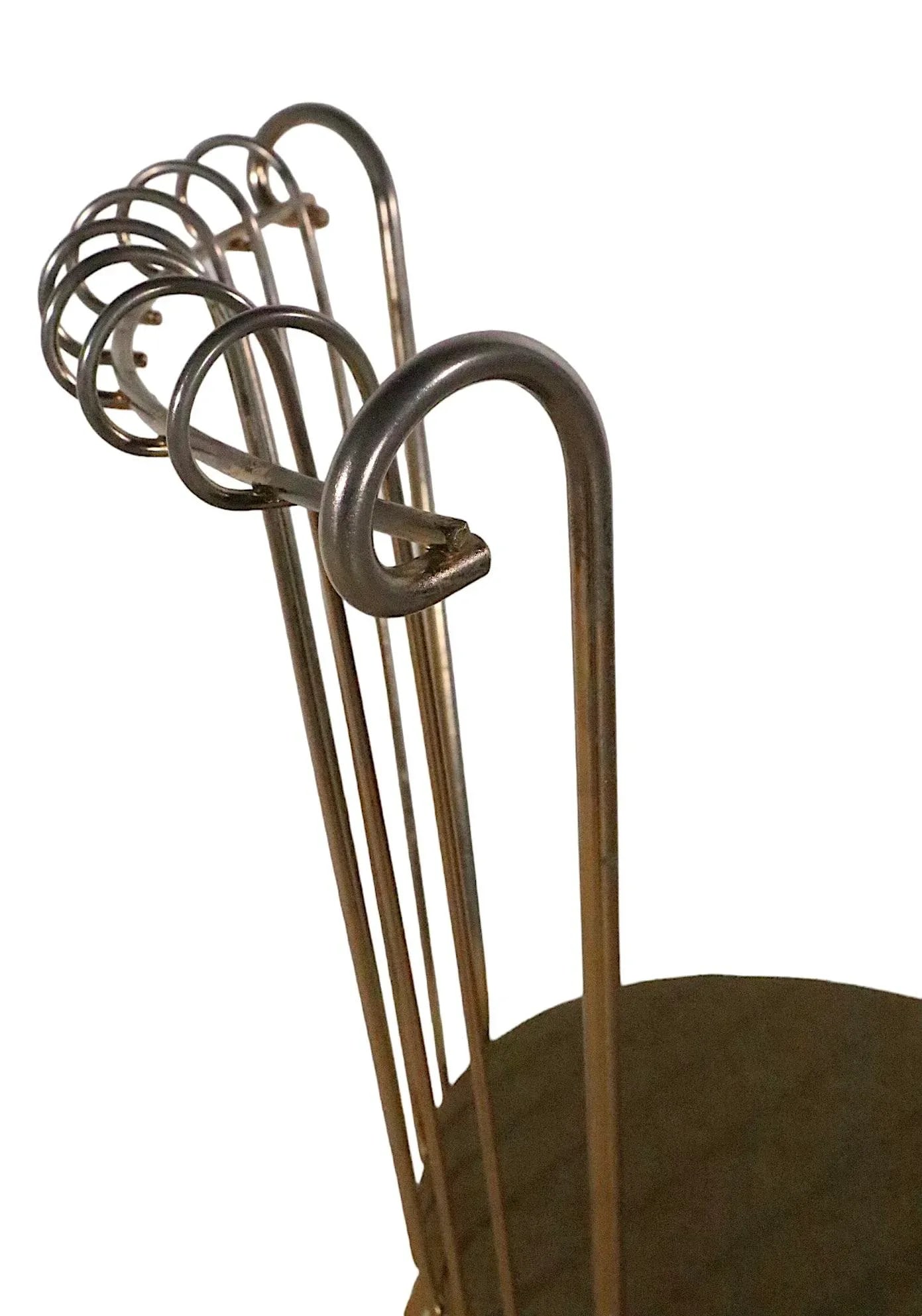 Glamorous Hollywood Boudoir Side Chair With Dramatic Rolled Back C 1950/1960's - 12