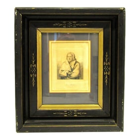 Joe Miller in the Character of Teague Engraving by English School 18th Century