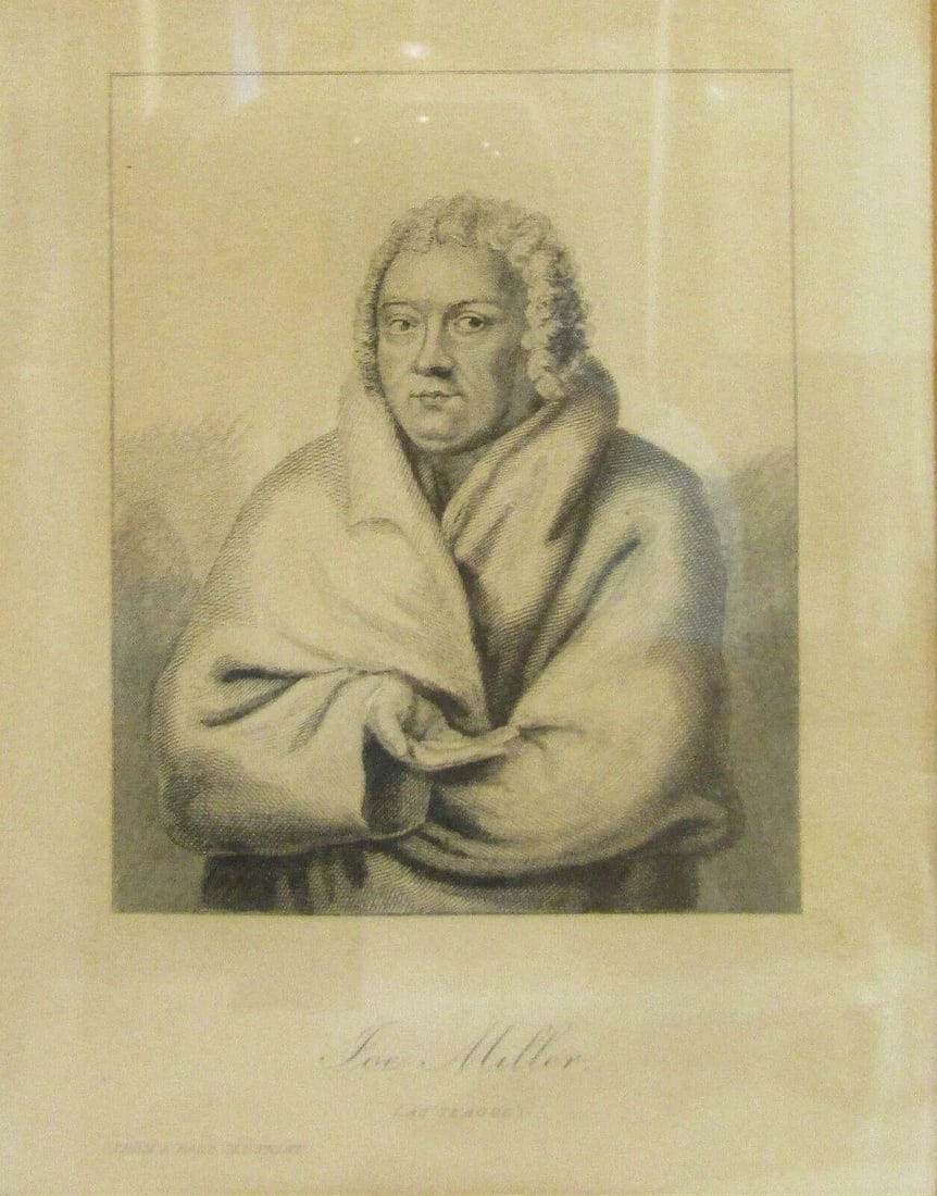 Joe Miller in the Character of Teague Engraving by English School 18th Century - 2