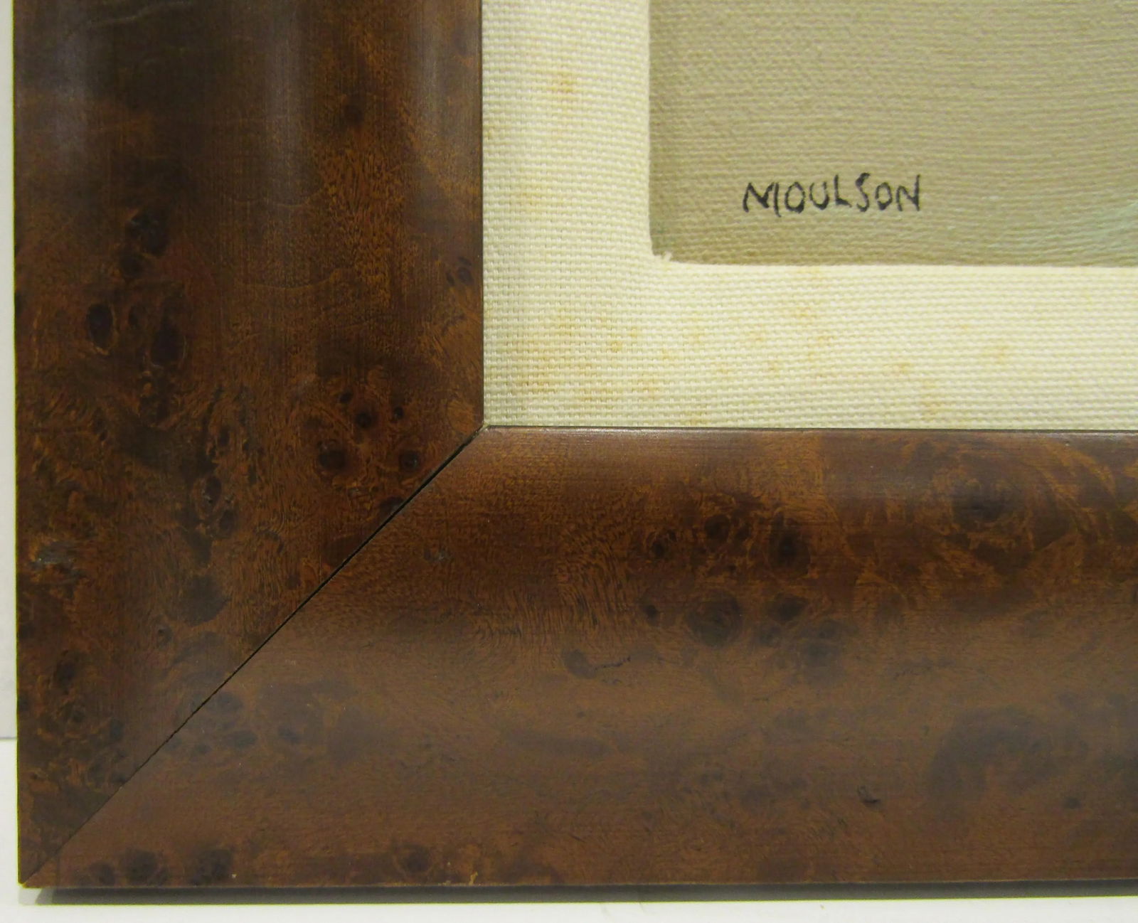 Vintage Doug Moulson Fishing Boat at Dock Impressionist Oil Painting - 4