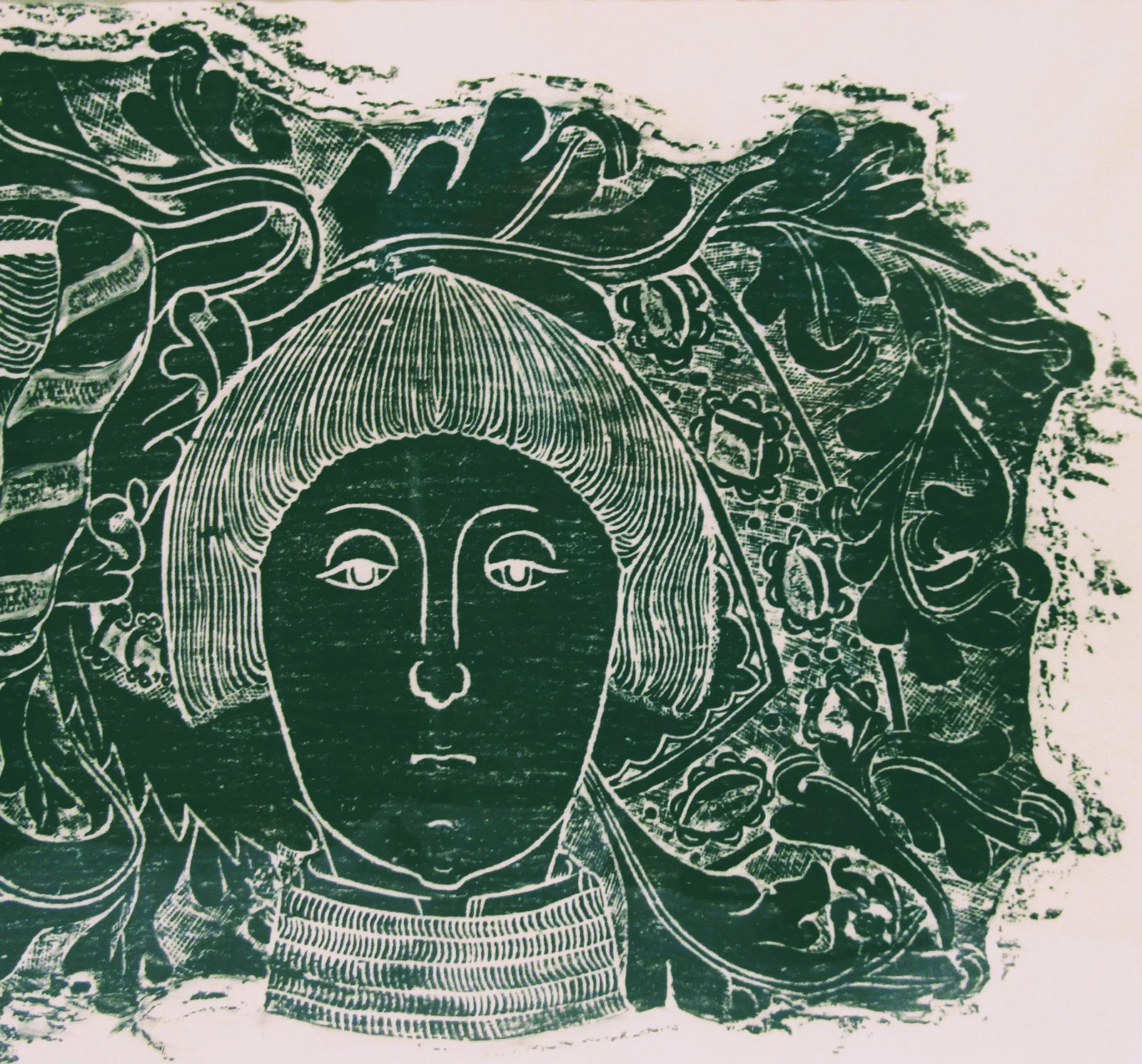 Framed 1967 Ashford St Mary the Virgin Church Brass Rubbing County Kent England - 4