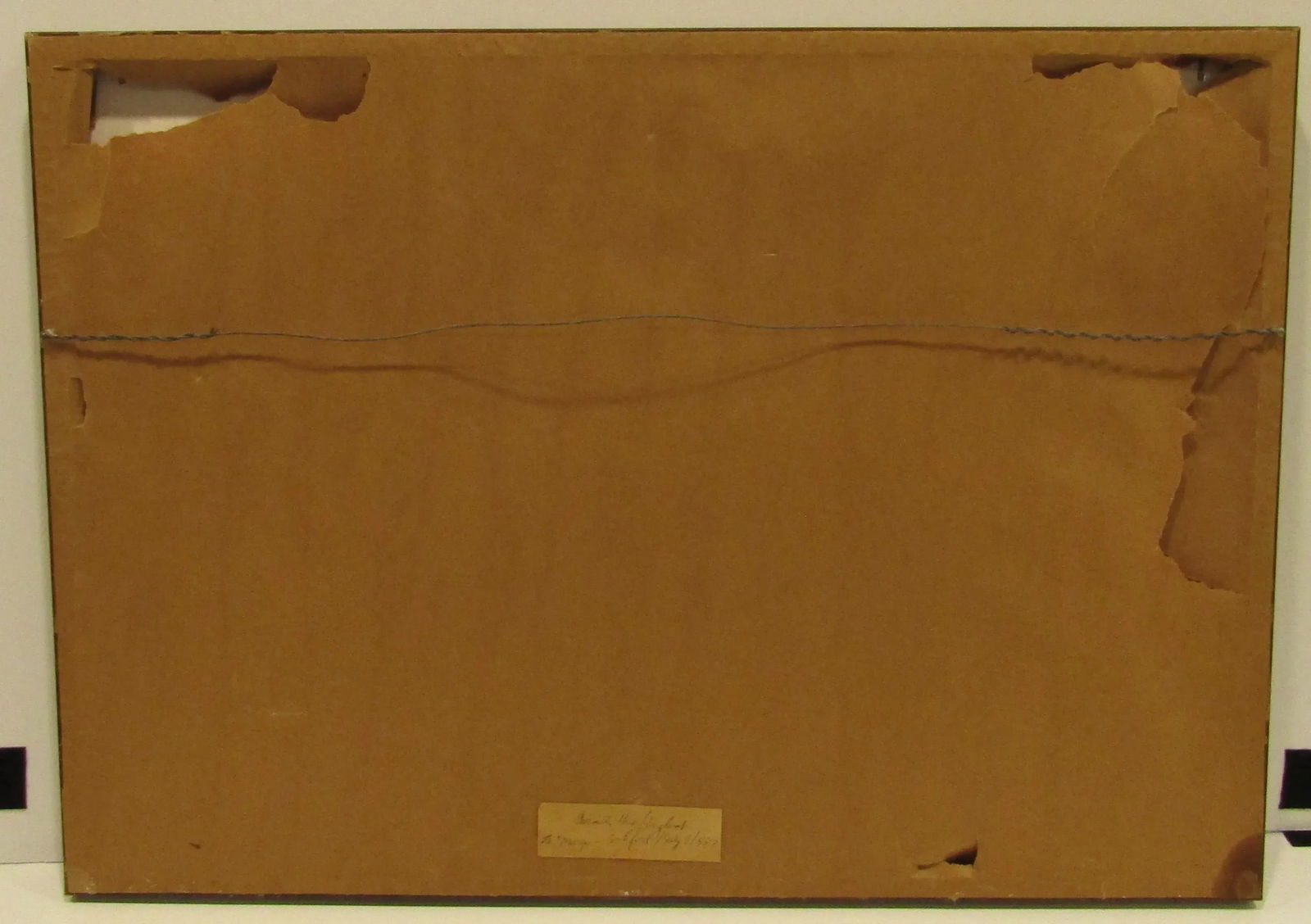 Framed 1967 Ashford St Mary the Virgin Church Brass Rubbing County Kent England - 5