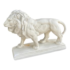1970s White Lion Figure