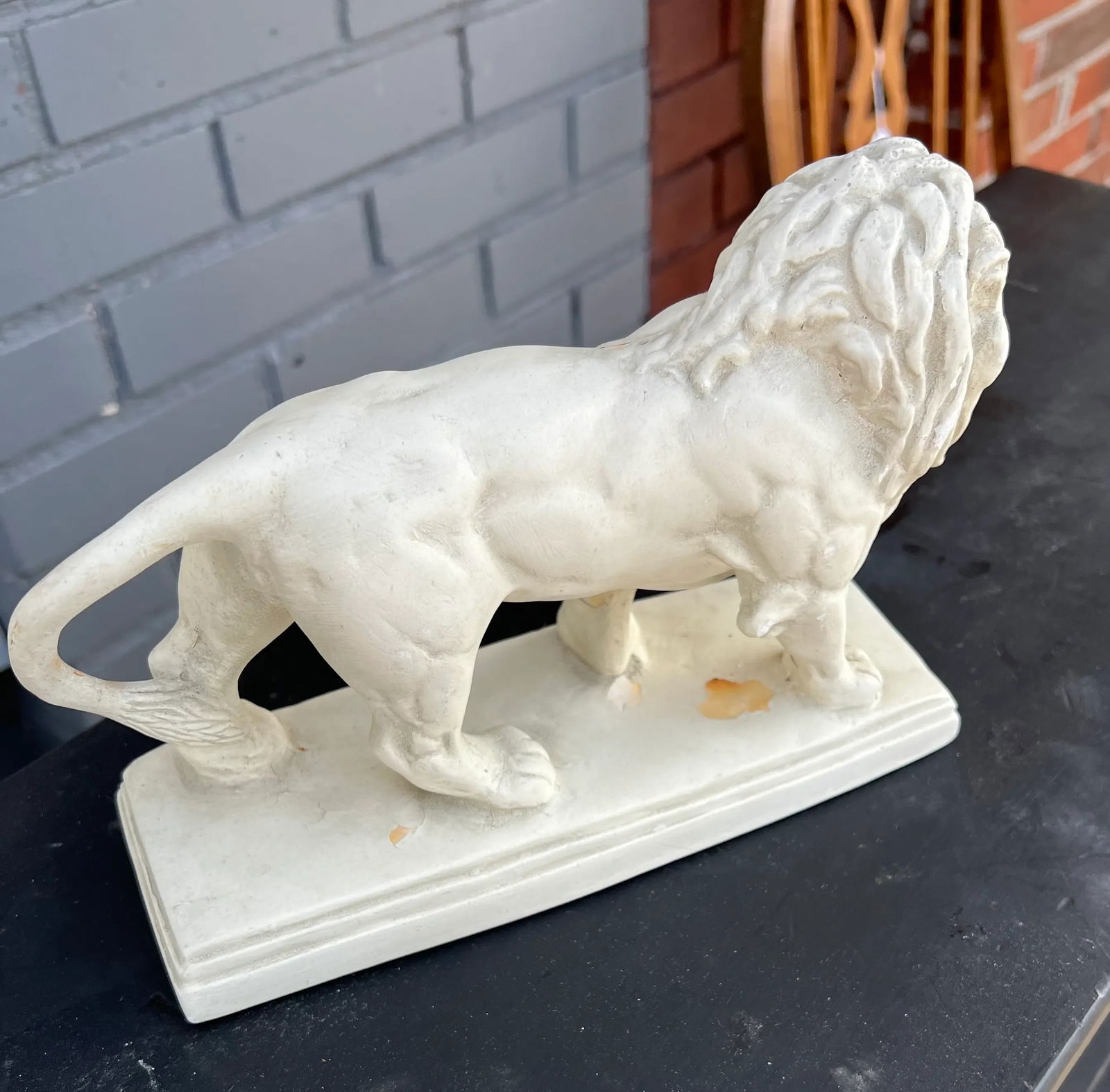 1970s White Lion Figure - 2