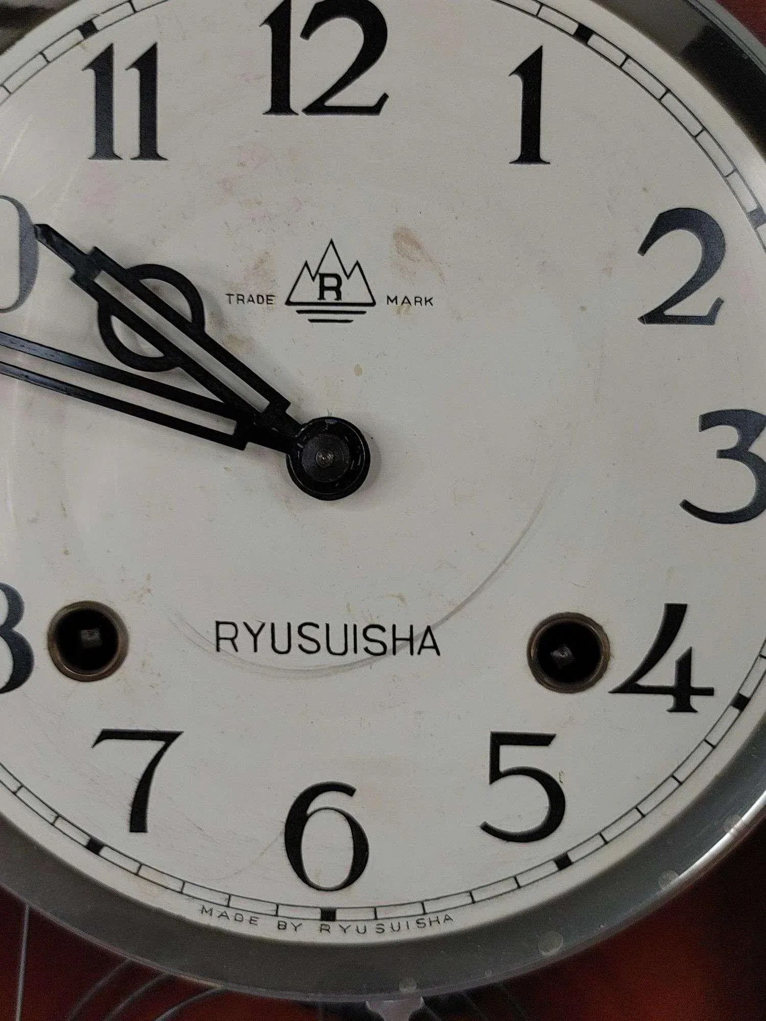 1960s Vintage Ryusuisha Wall Clock - 6