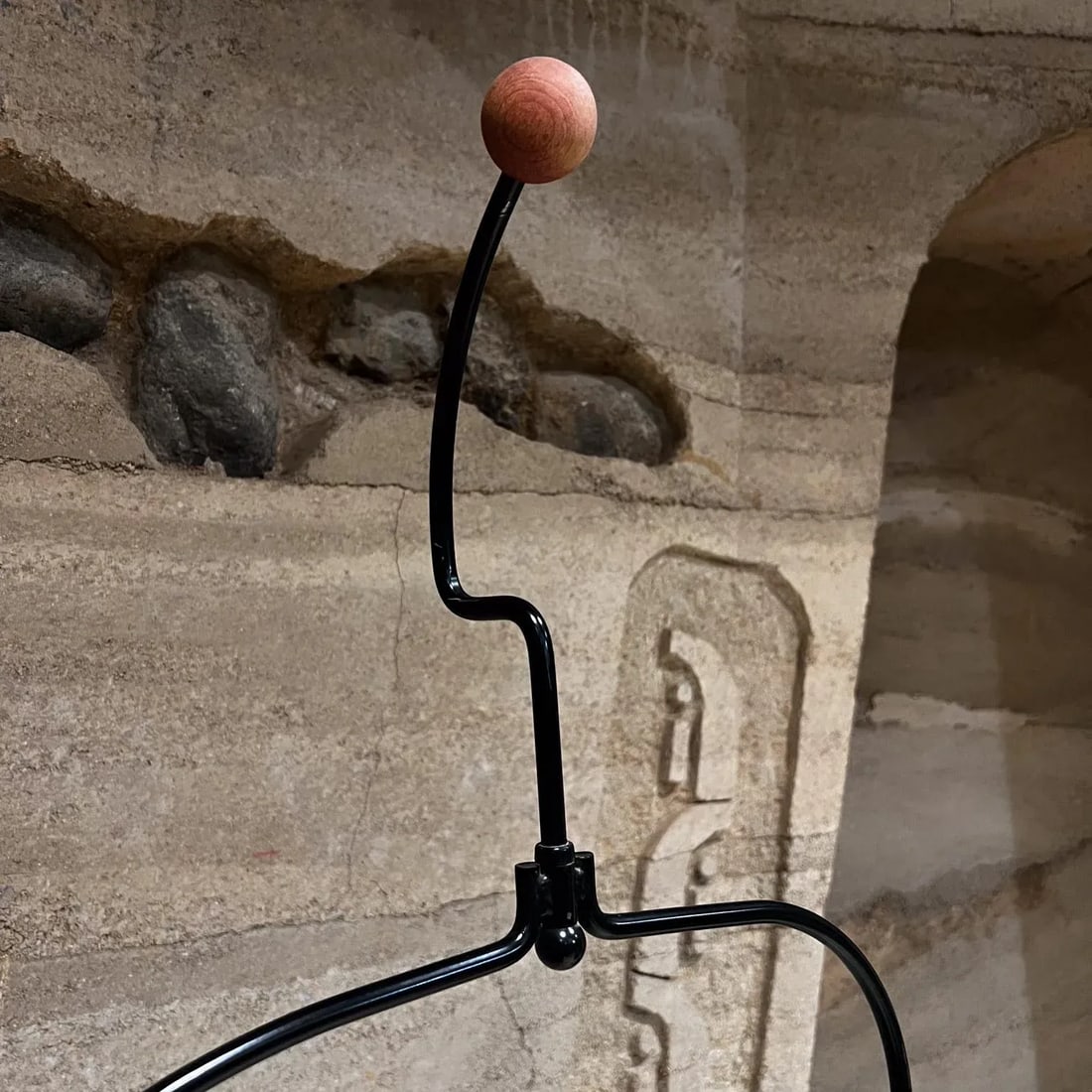 1980s Post-Modern Female Valet Tubular Metal Art Häpen Ehlén Johansson Ikea Sweden - 6