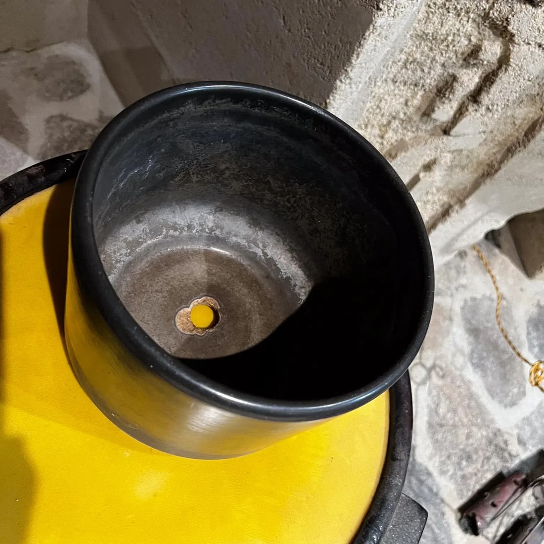 1960s Black Ceramic Planter Gainey Architectural Modern Pottery Calif - 8