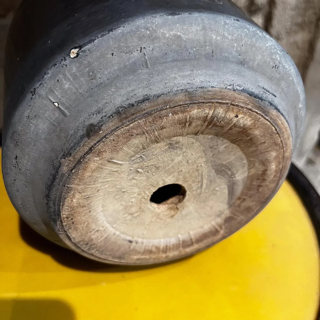 1960s Black Ceramic Planter Gainey Architectural Modern Pottery Calif - 9