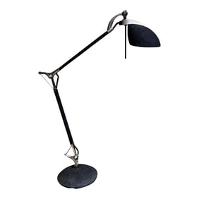 Vintage Sculptural Modern Office Desk Lamp Black Tensor