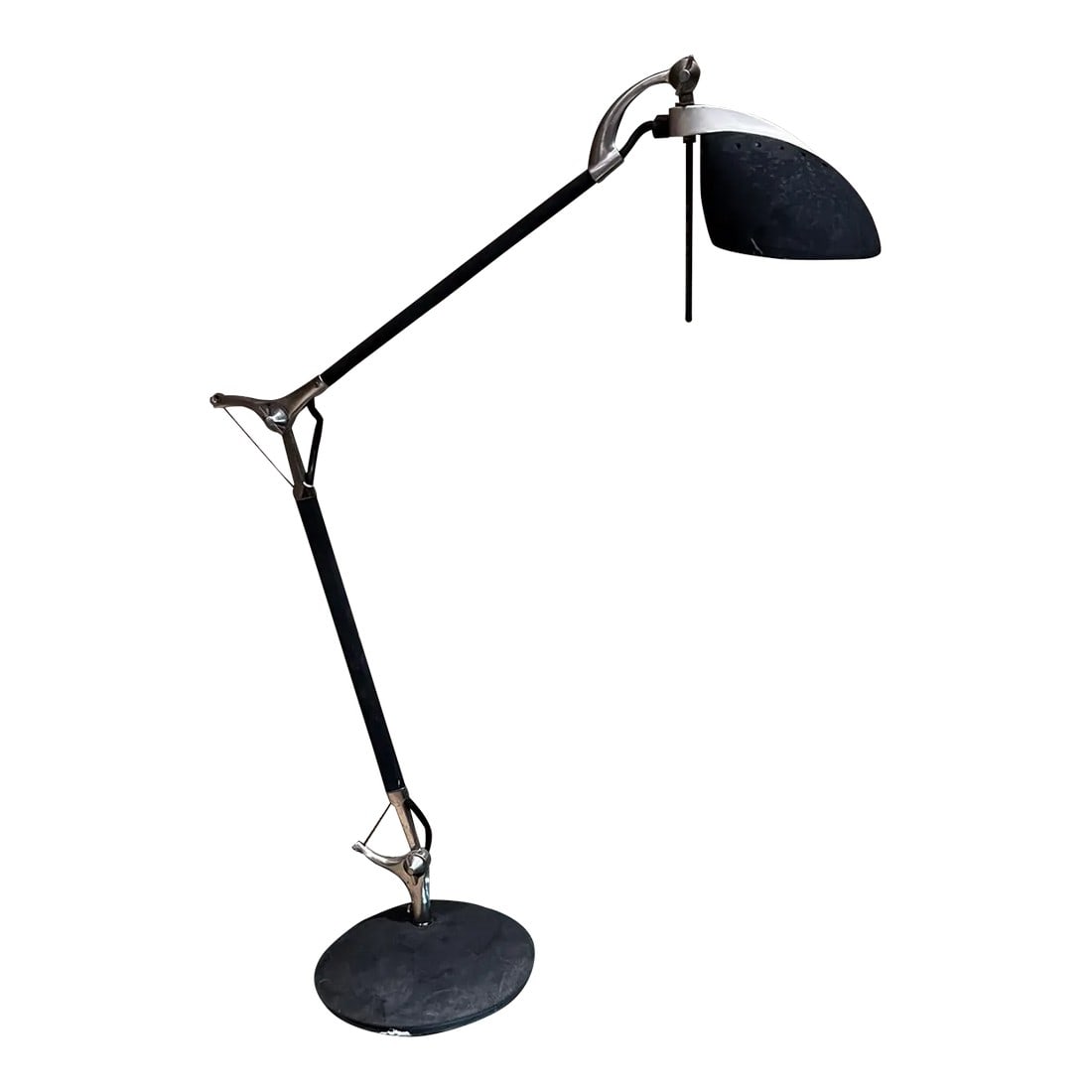 Vintage Sculptural Modern Office Desk Lamp Black Tensor (1 of 11)