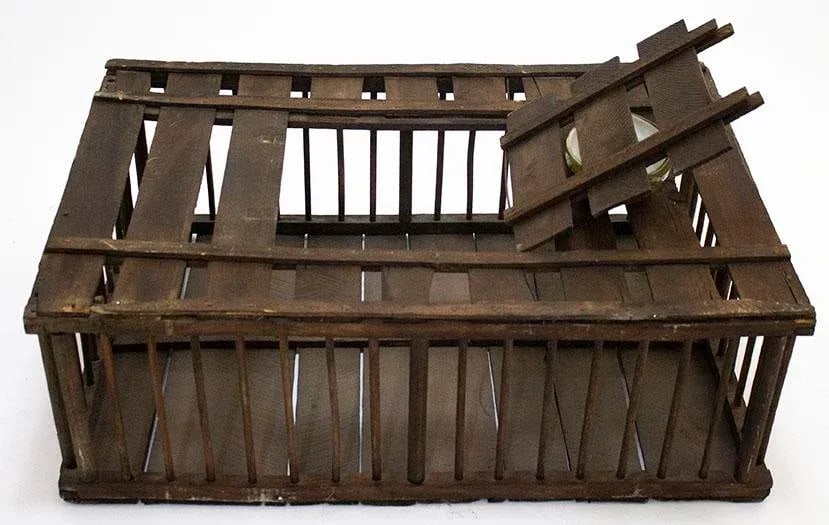 Antique Country Chicken Coop - Poultry Cage - Great Coffee Table - 3