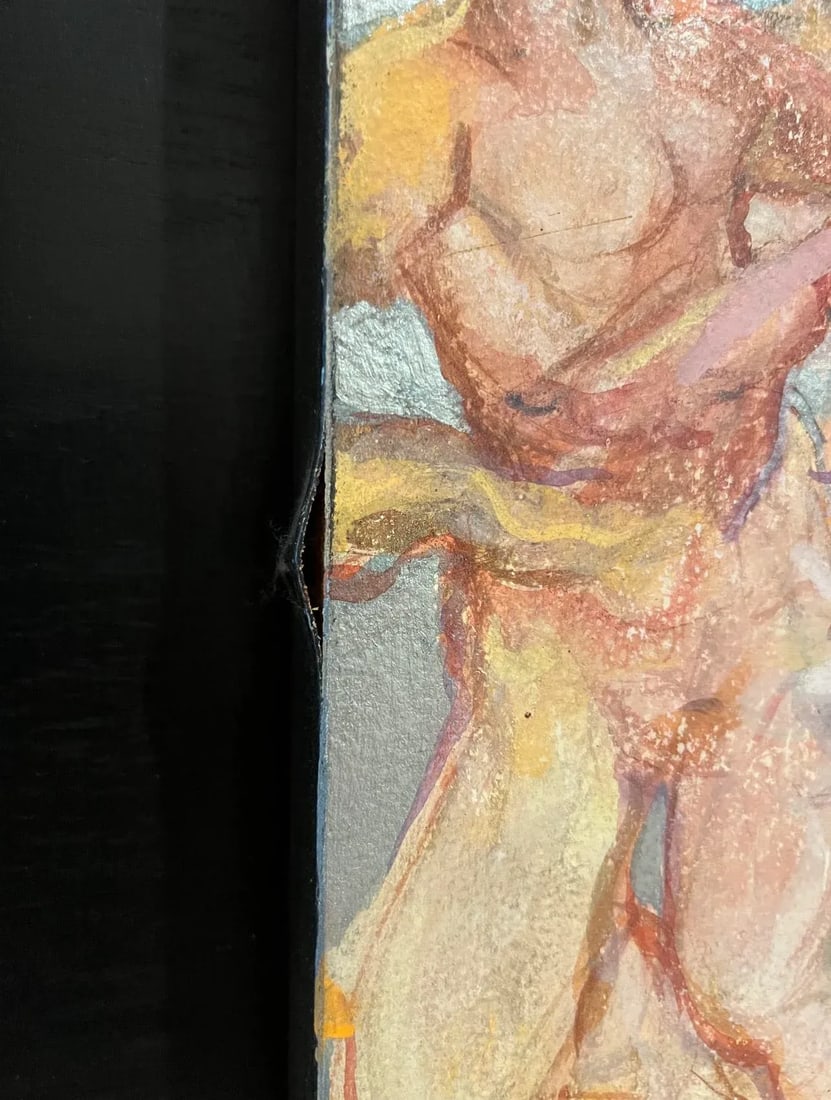 Mounted Acrylic on Canvas, Las Rumbas en Plata, Gloria Lamas, Original Art - 6