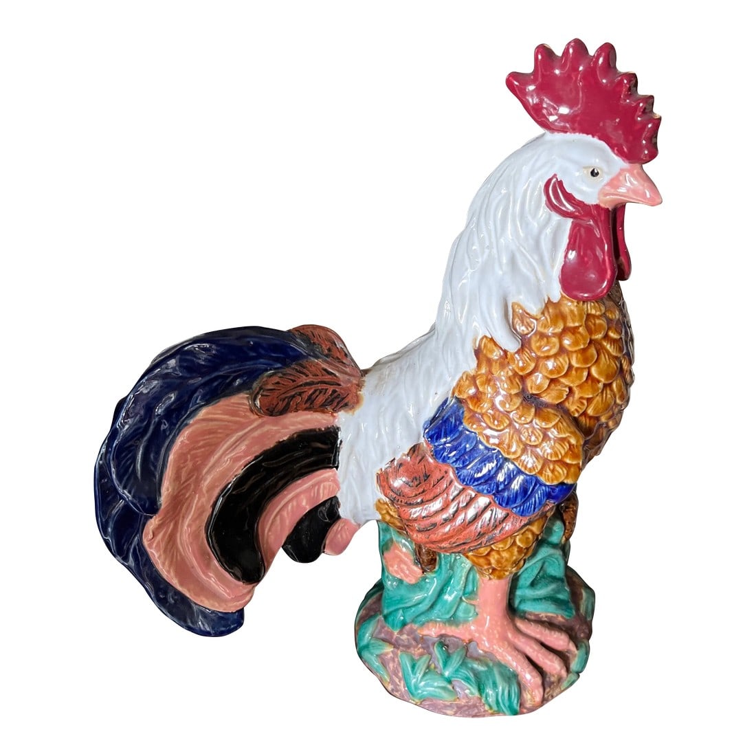 1970s Large Italian Hand Painted Rooster (1 of 6)