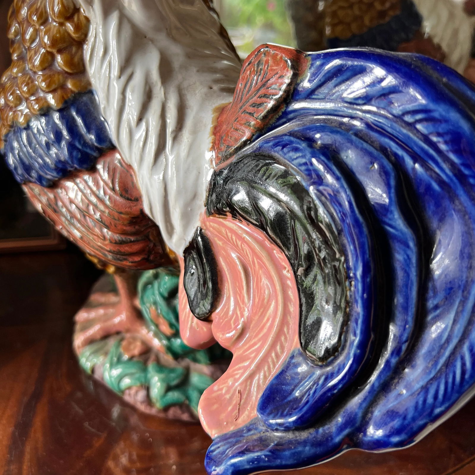 1970s Large Italian Hand Painted Rooster - 5