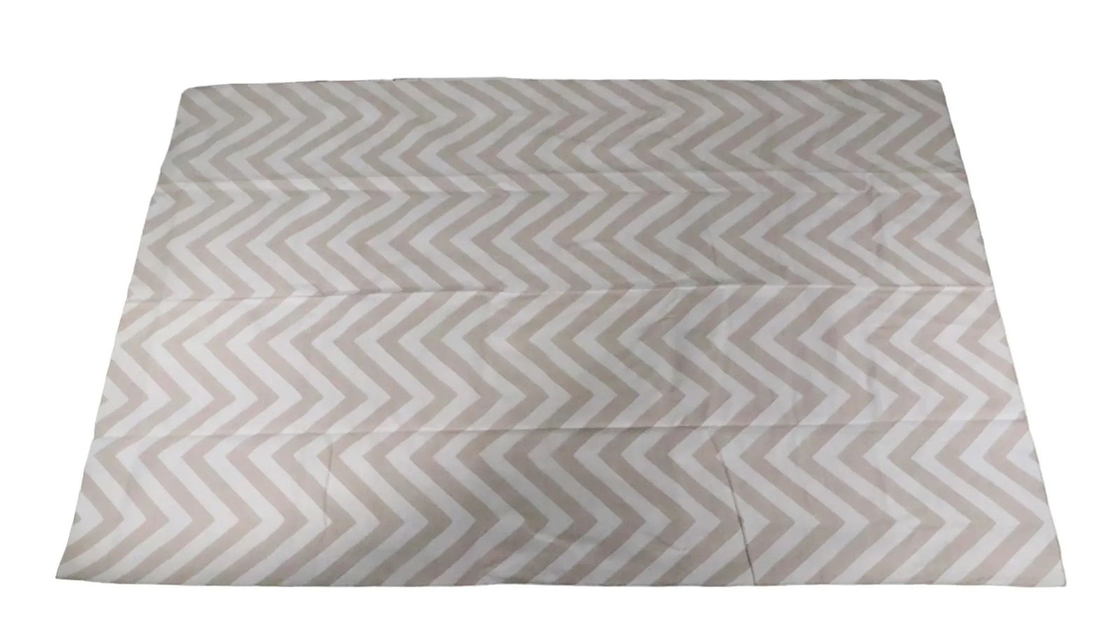 Geometric Flat Weave Dhurrie Carpet by the Rug Company in Gray and Ivory - 4