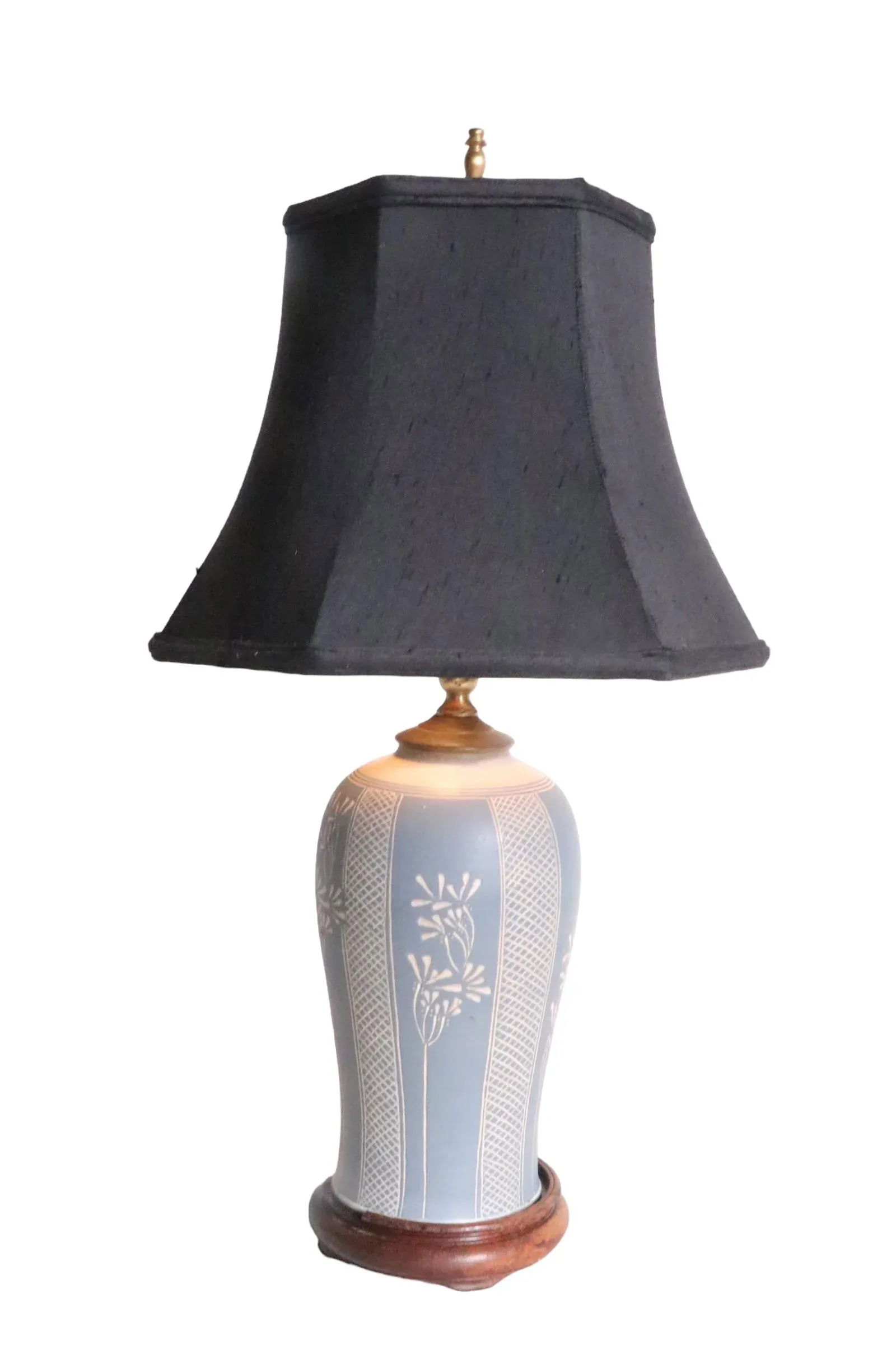 Art Pottery Country Style Stoneware Table Lamp - 5