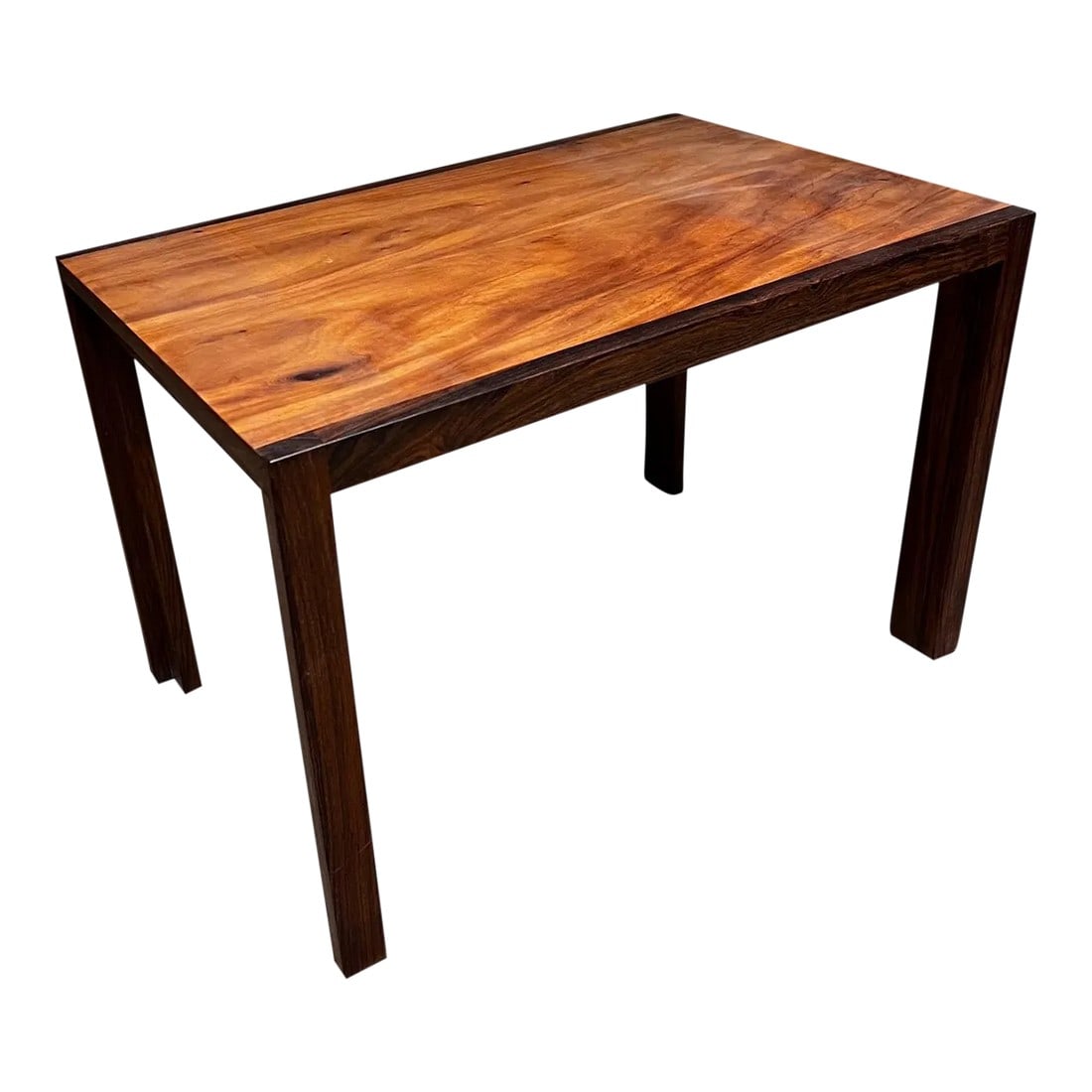Mid-Century Modern Studio Side Table Solid Rosewood & Mahogany (1 of 10)