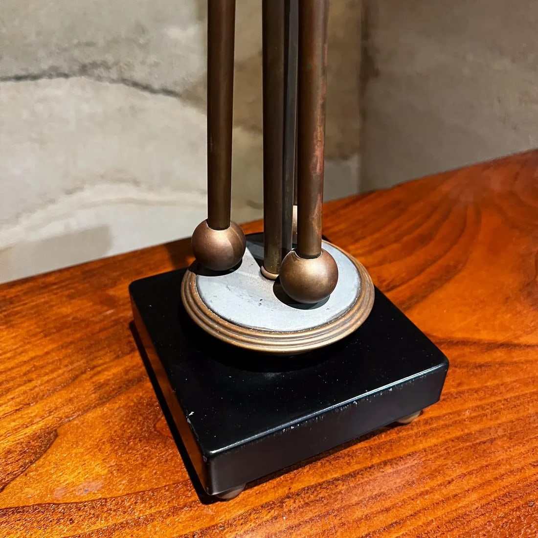 1960s Arturo Pani Refined Brass Table Lamp Mexico - 6