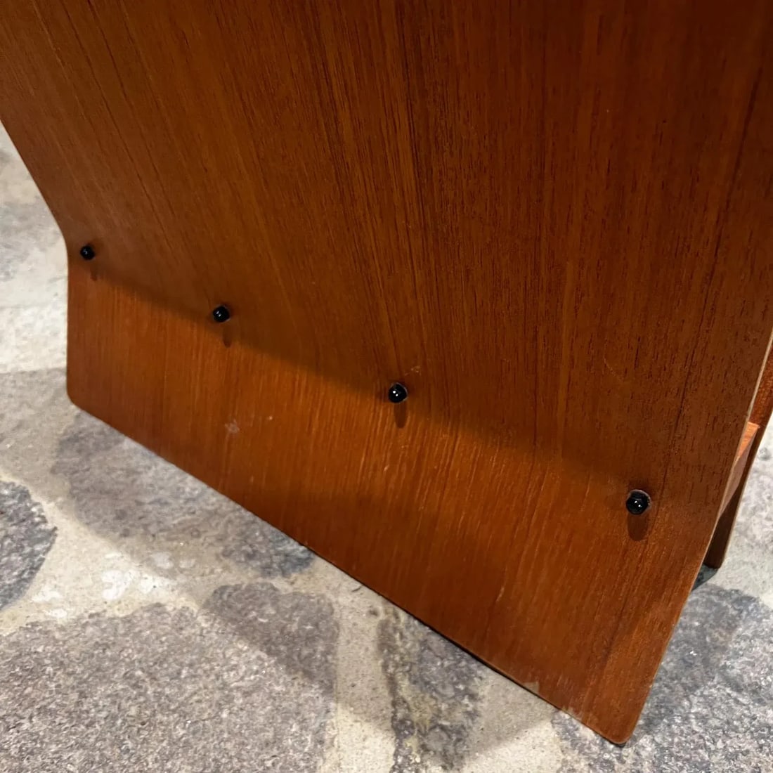 1980s Modern Sculptural Teak Magazine Rack After Alvar Aalto - 8