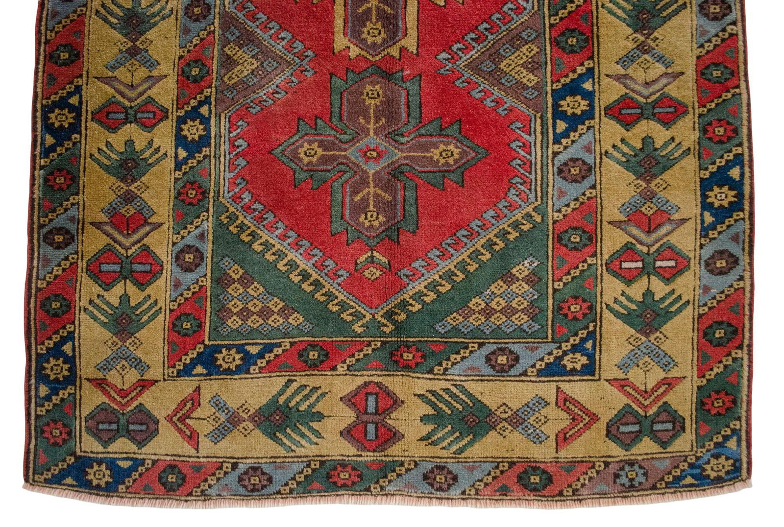 1980s Turkish Hand-Knotted Rug Wool Rug - 4'6" X 6'9" - 10