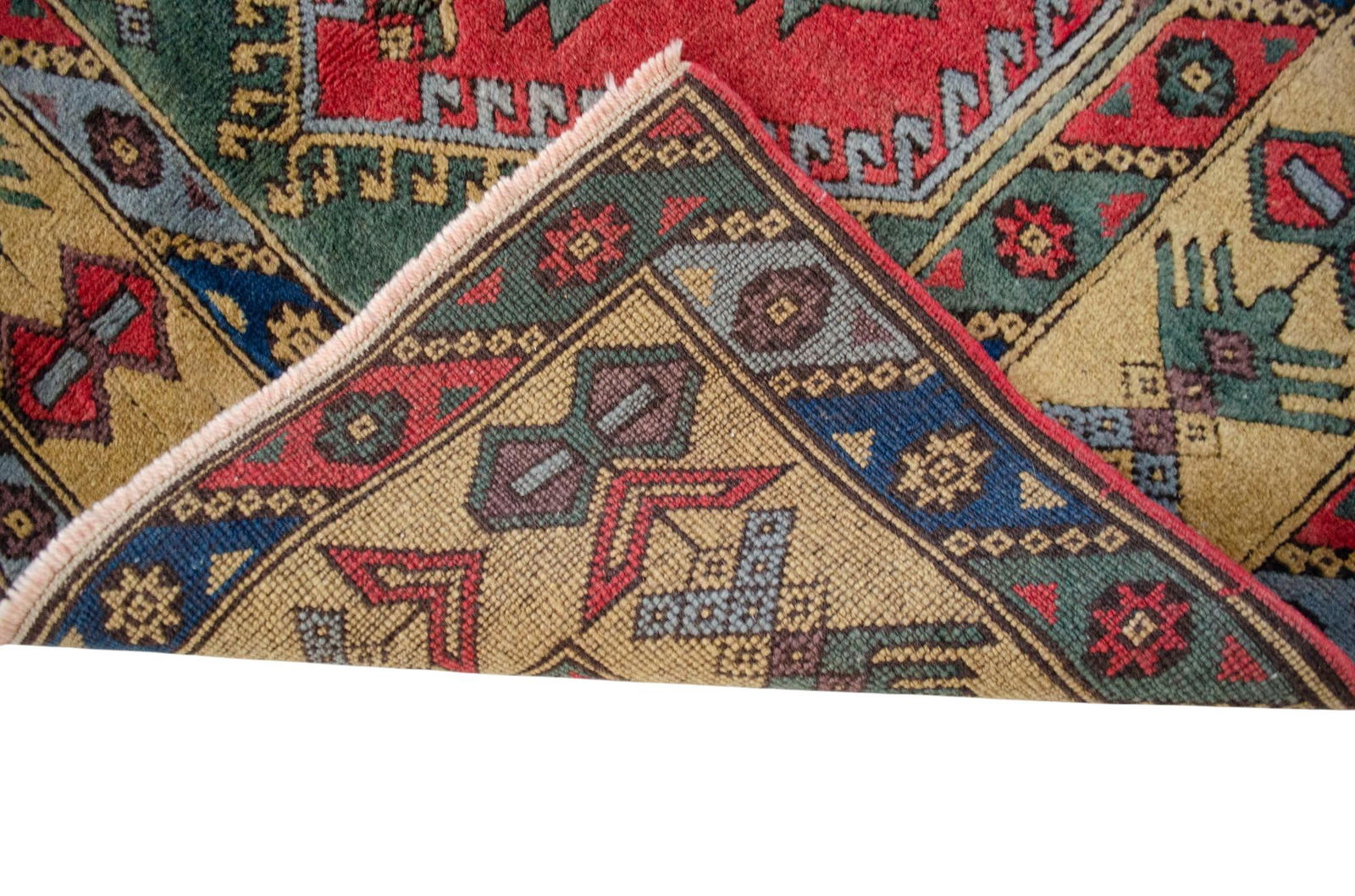 1980s Turkish Hand-Knotted Rug Wool Rug - 4'6" X 6'9" - 11