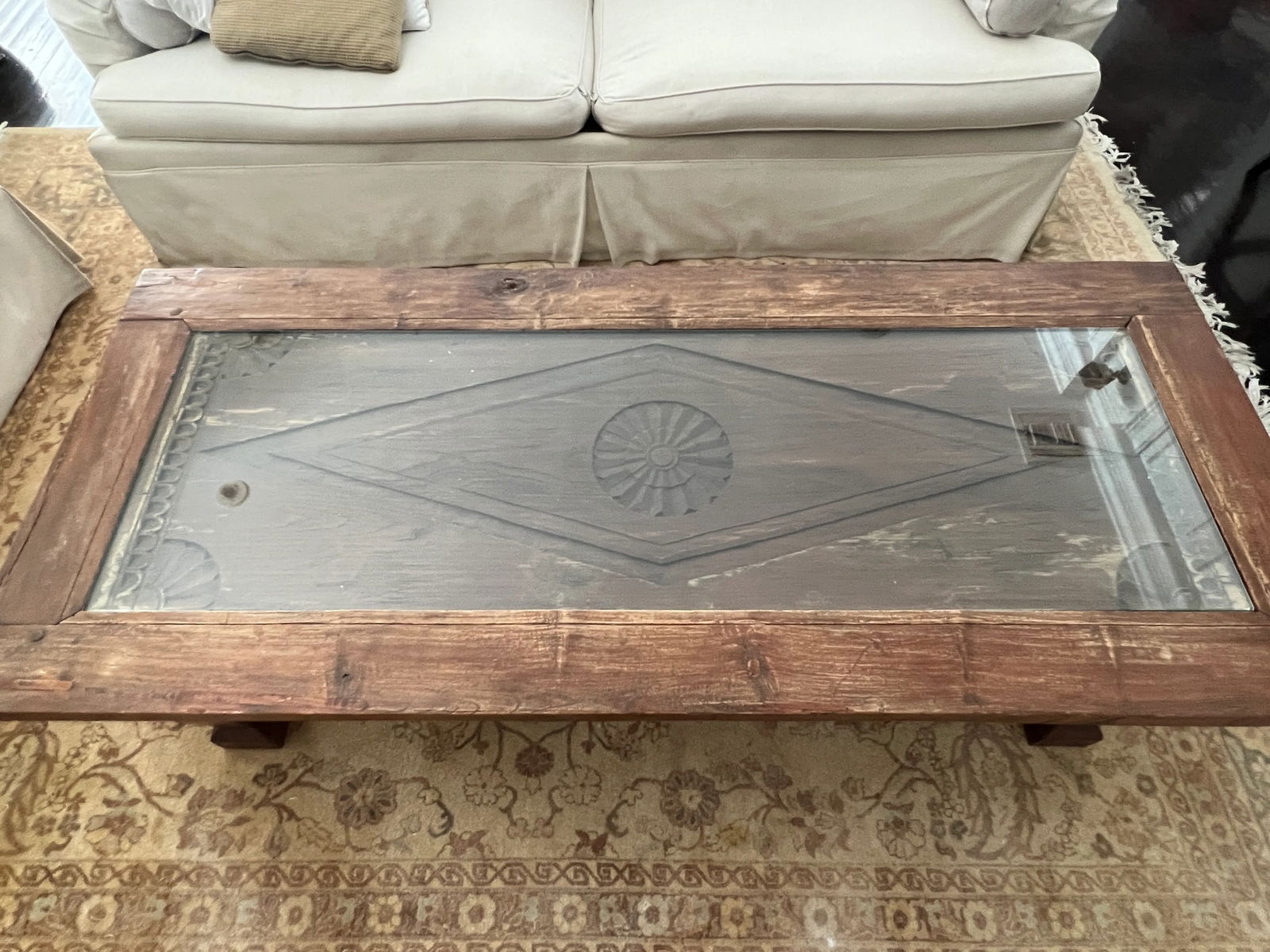 1990s Indonesian Coffee Table - Reclaimed Wood - 3