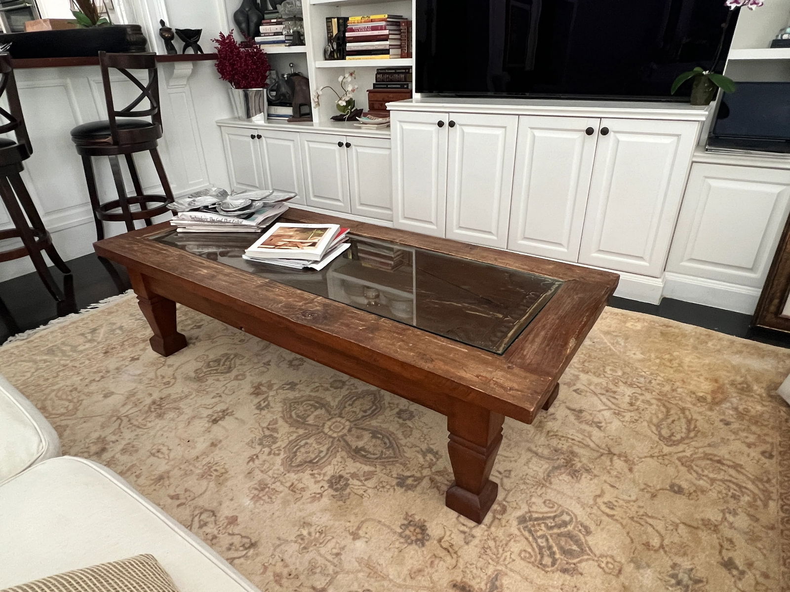 1990s Indonesian Coffee Table - Reclaimed Wood - 9