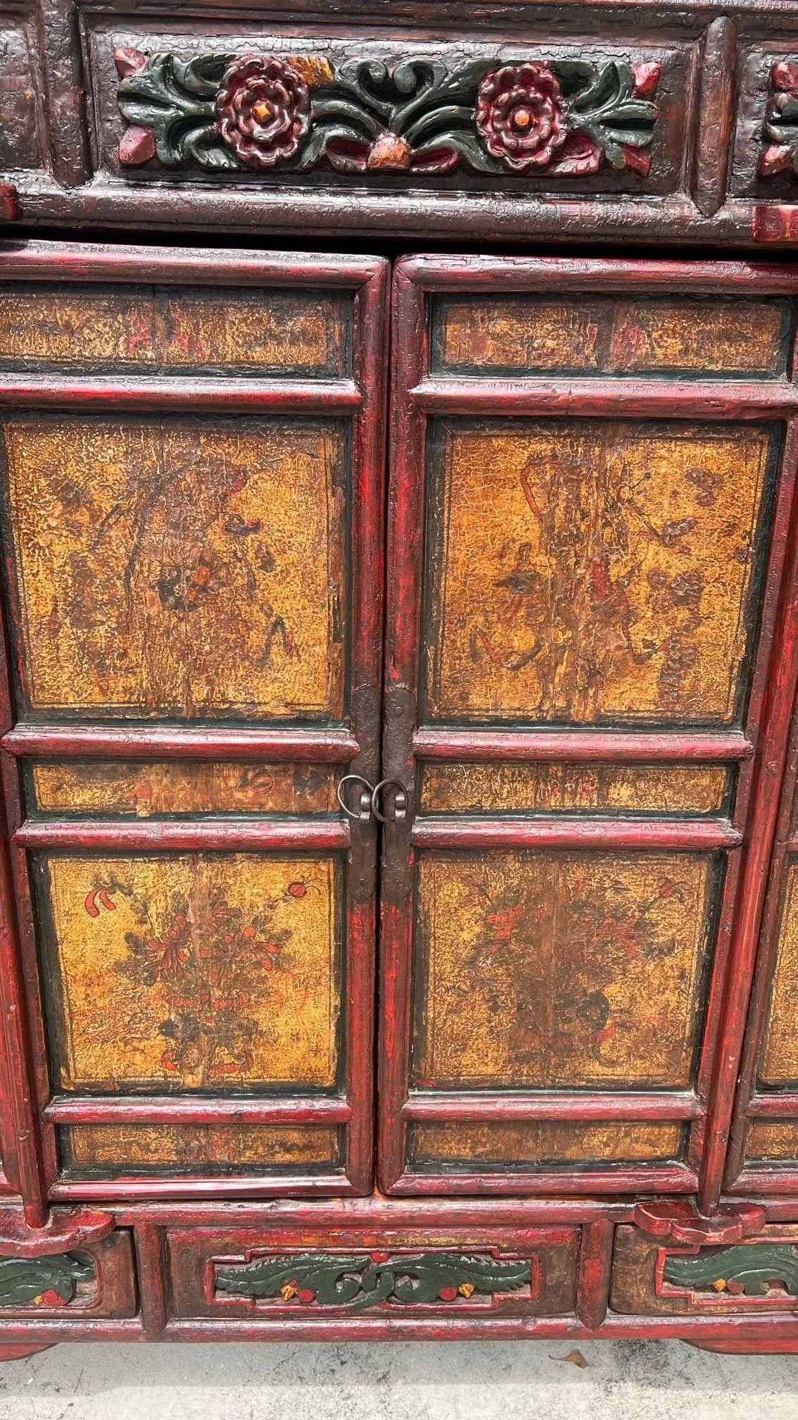 1820s Chinese Qing Dynasty Large Cabinet - 8