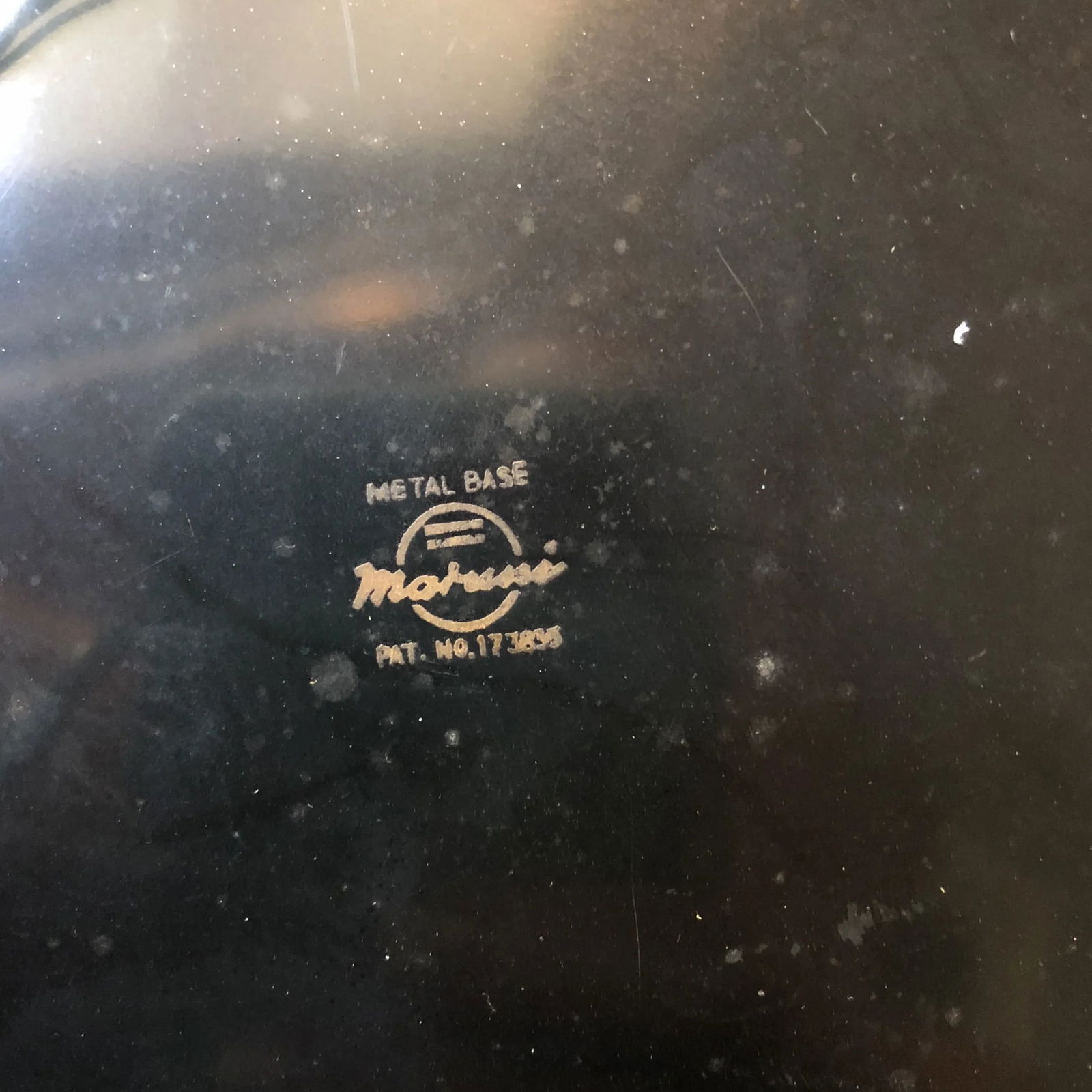 1960s Metal Base Chinoiserie Asian Plate - 6