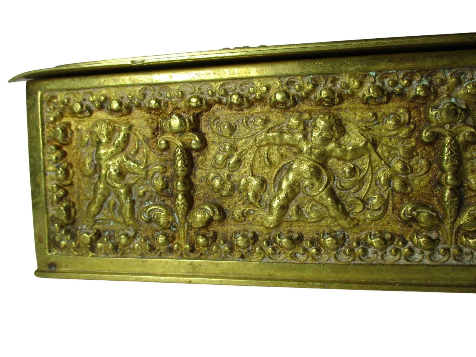 ‹Early 20th Century Art Nouveau Brass Jewelry Box Attributed Erhard & Sohne Germany - 7