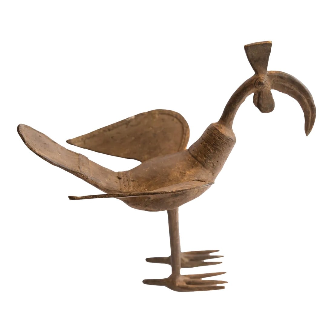 Vintage African Curved Beak Bird Casting (1 of 6)