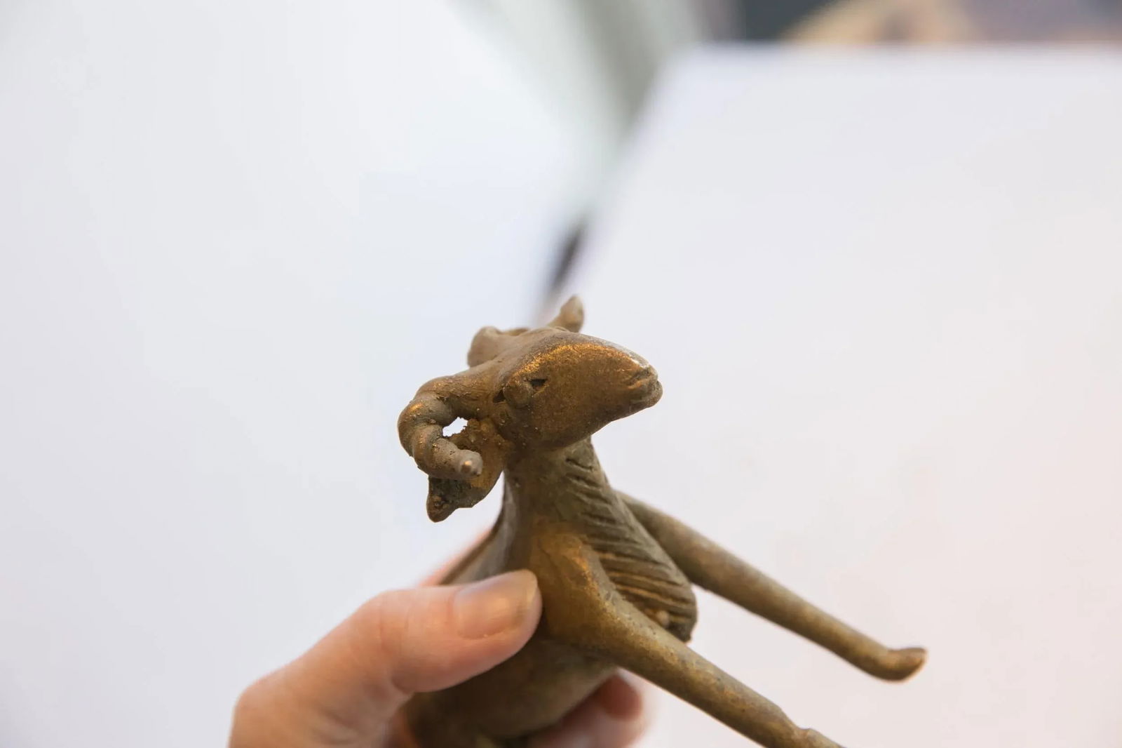 Vintage African Ram Sculpture - 6