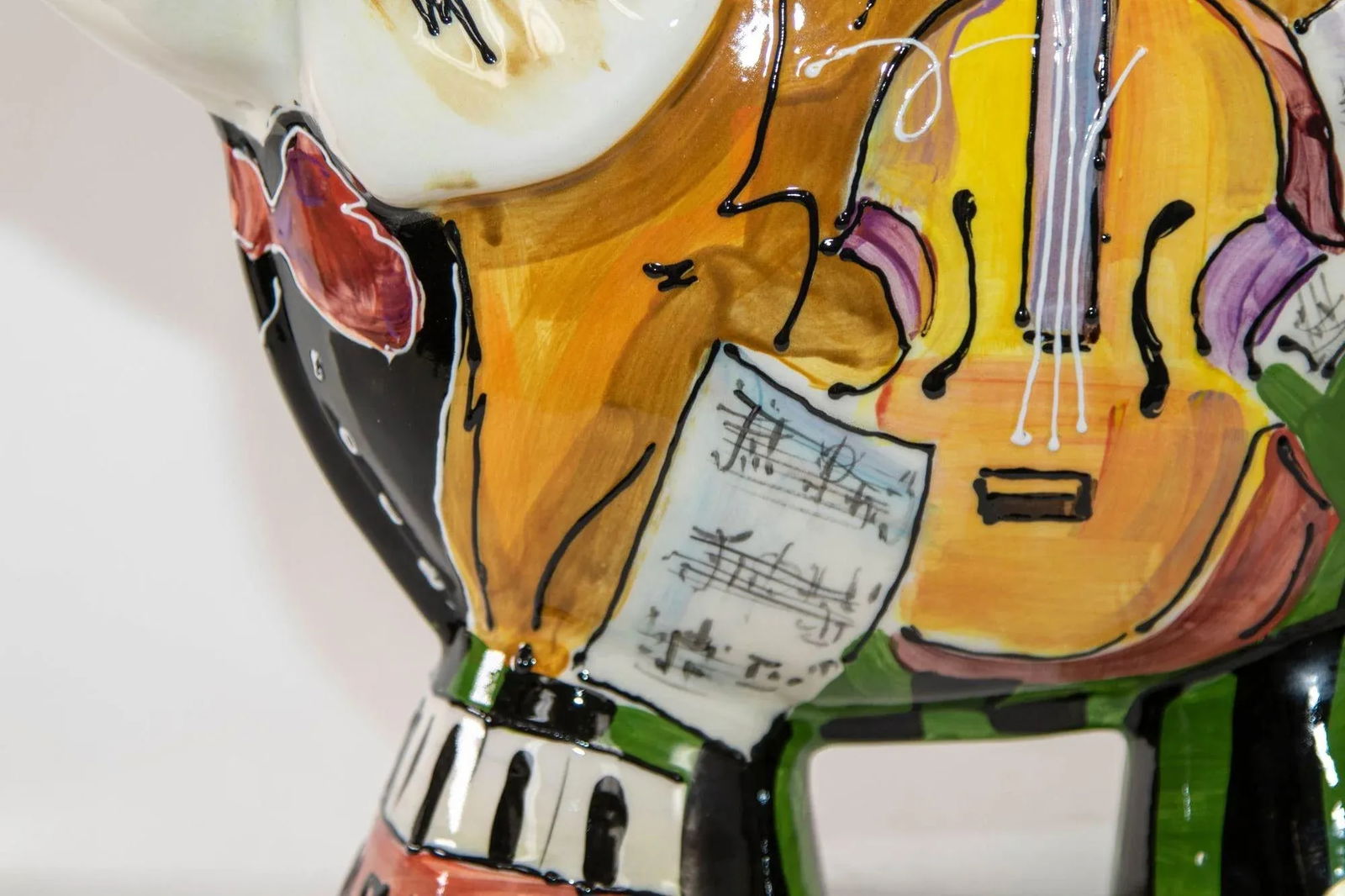 1990s Anatoly Turov Large Ceramic Circus Elephant Signed and Numbered - 6