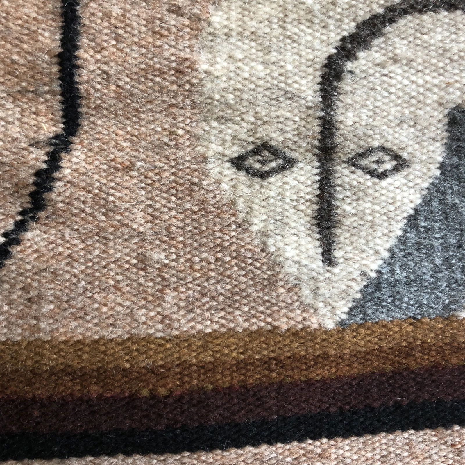 1980s Modernist Reptile Handwoven Tapestry - 7