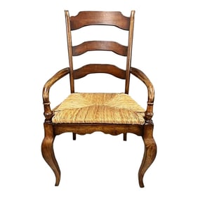 Vintage British Colonial Style Armchair