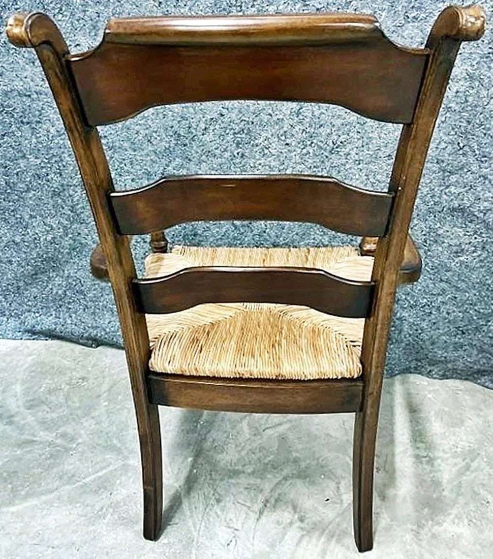 Vintage British Colonial Style Armchair - 4