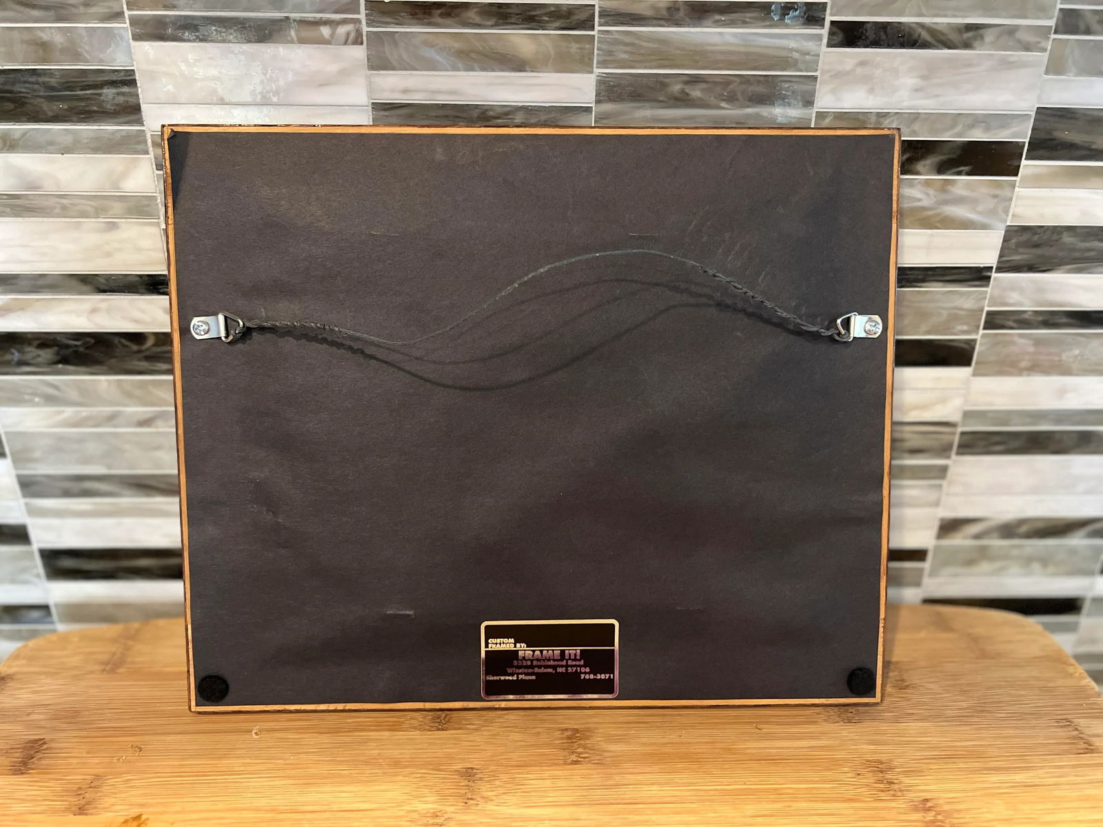 Vintage Persian Handmade Khatam Frame W/ Chovgan Game Painting - 8