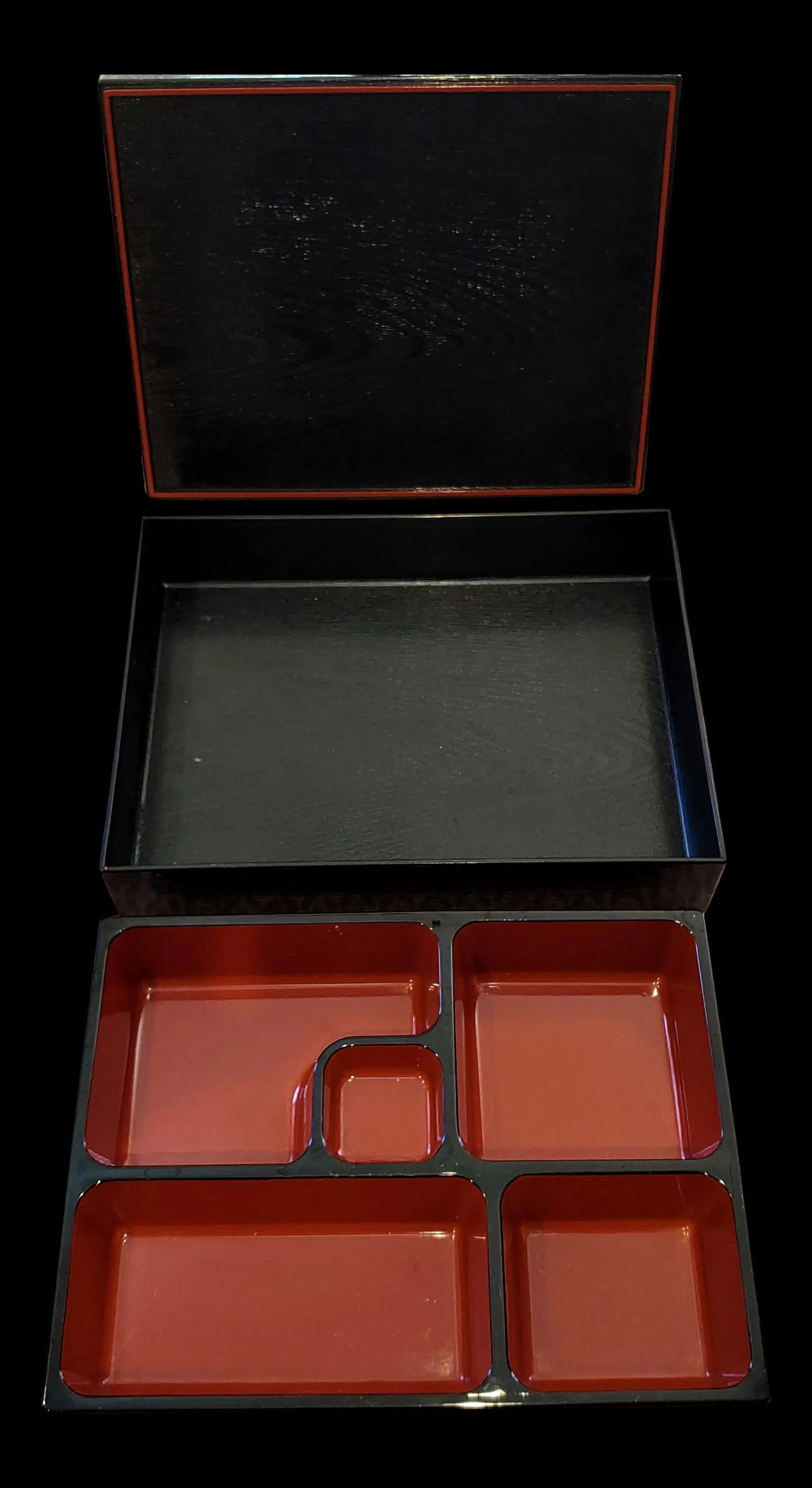 Vintage Modern Japanese Desk Organizer Box - 2