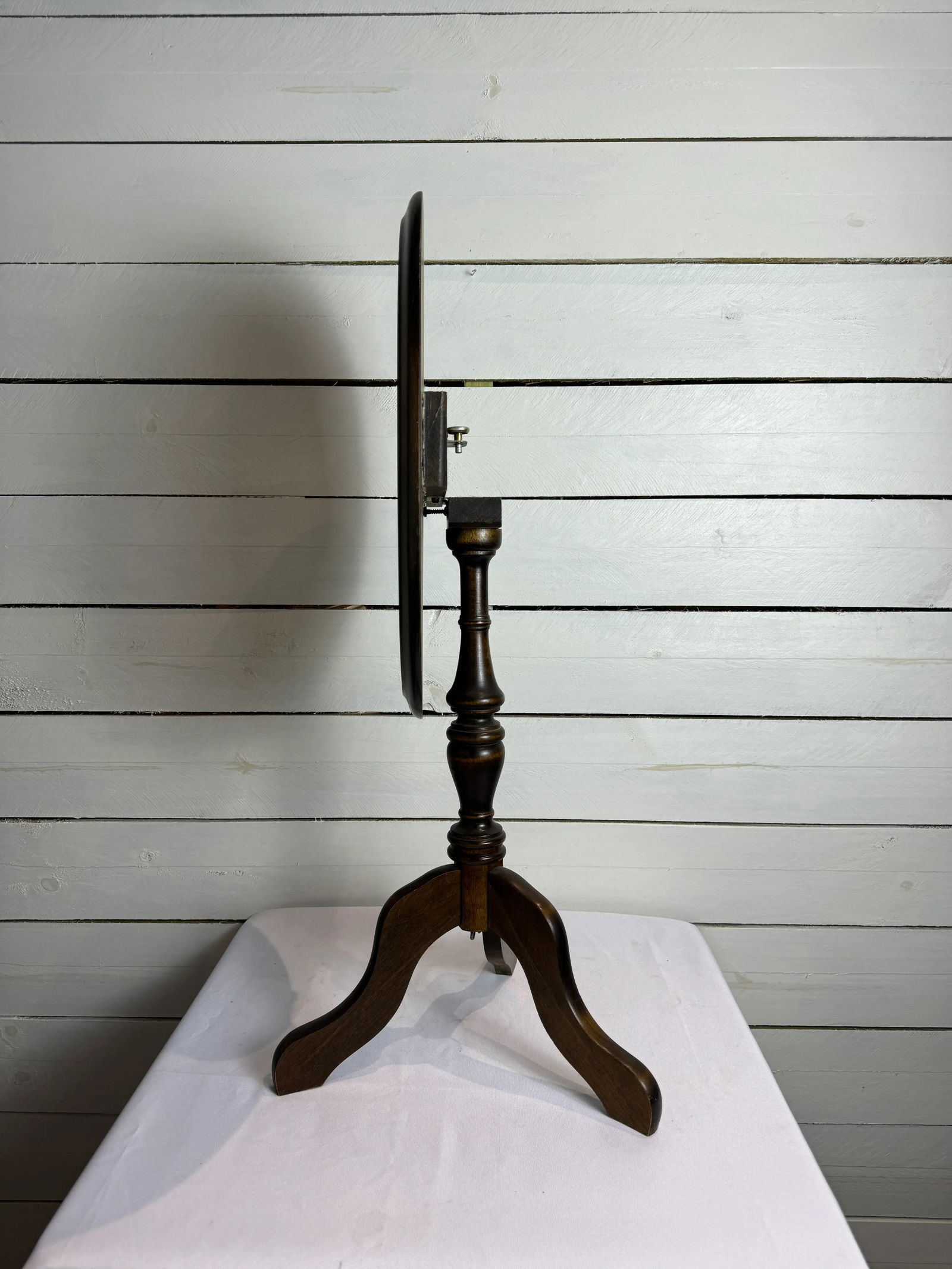 Early 20th Century Hand Painted Mahogany Tilt Top Table - 5