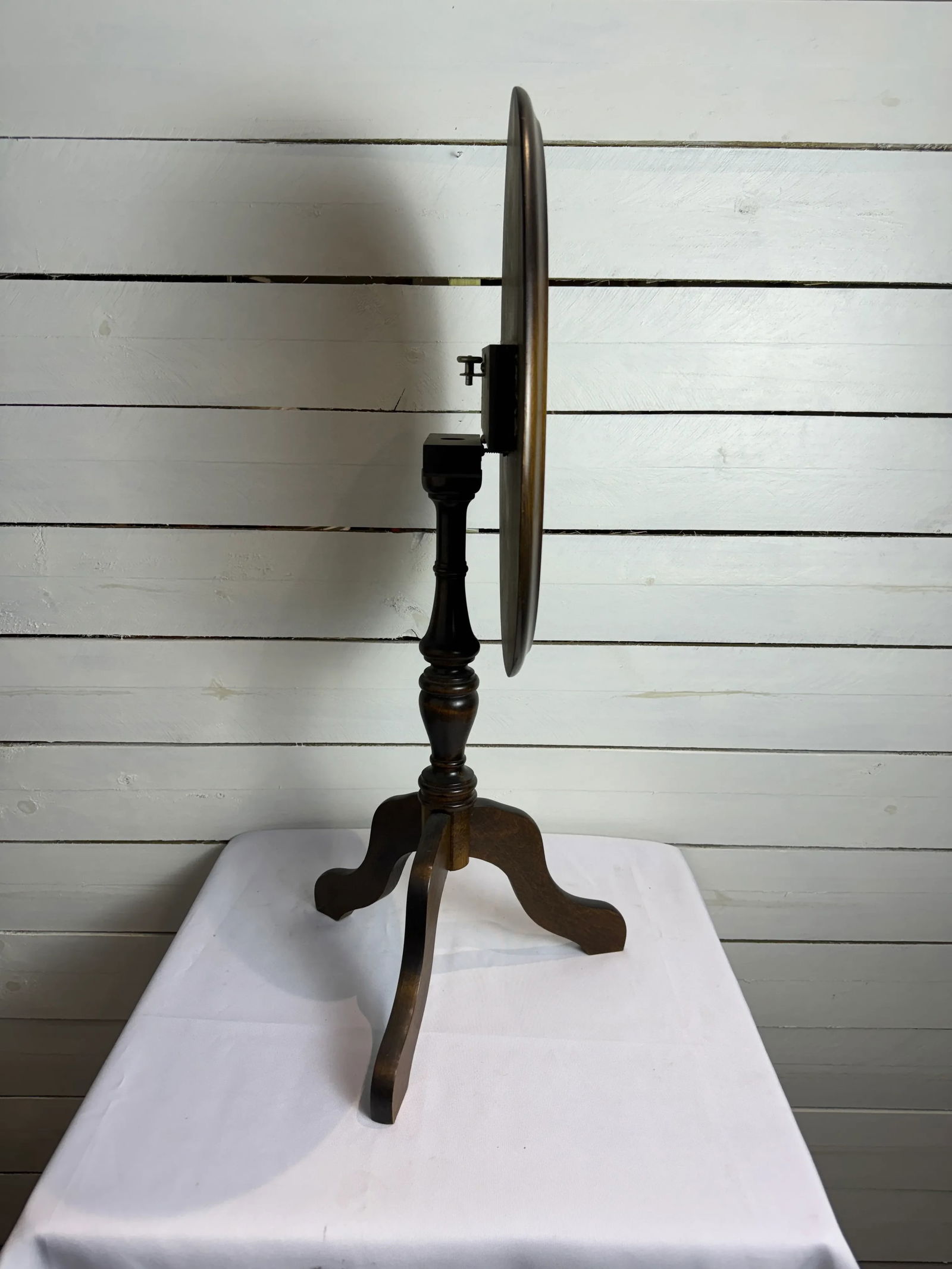 Early 20th Century Hand Painted Mahogany Tilt Top Table - 6