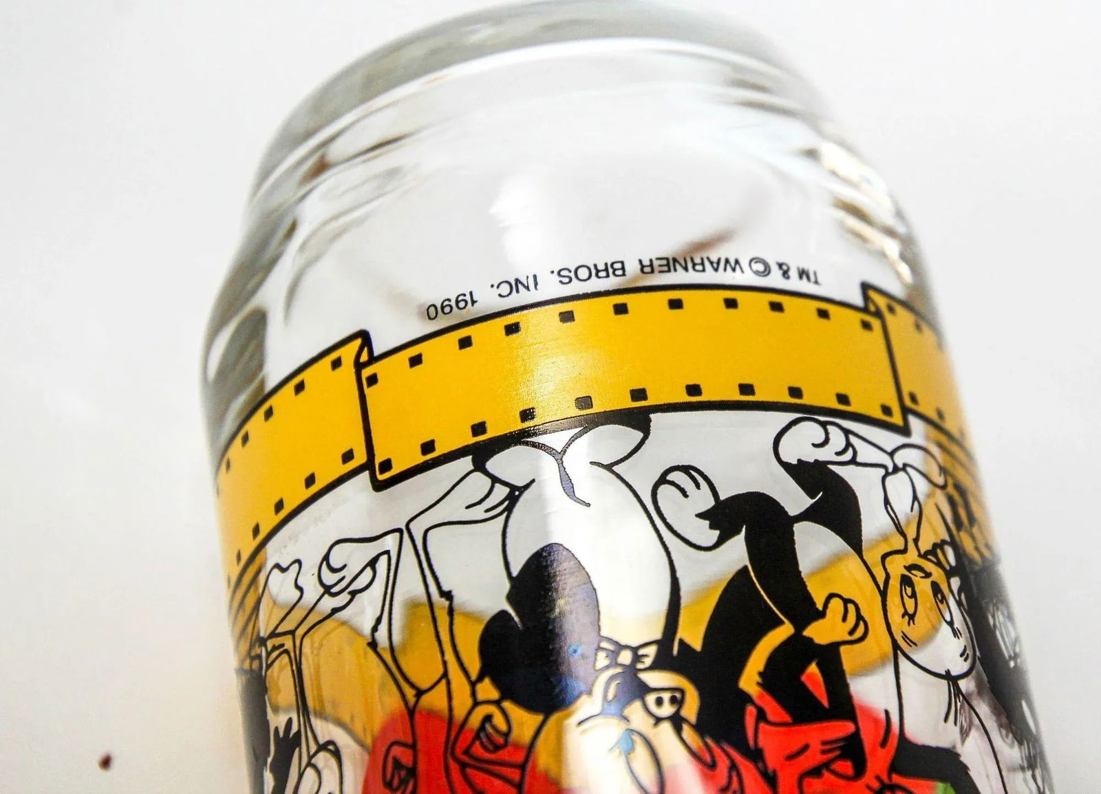 1990s Bugs Bunny Happy 50th Birthday Collectible Drinking Glasses Warner Bros - 11