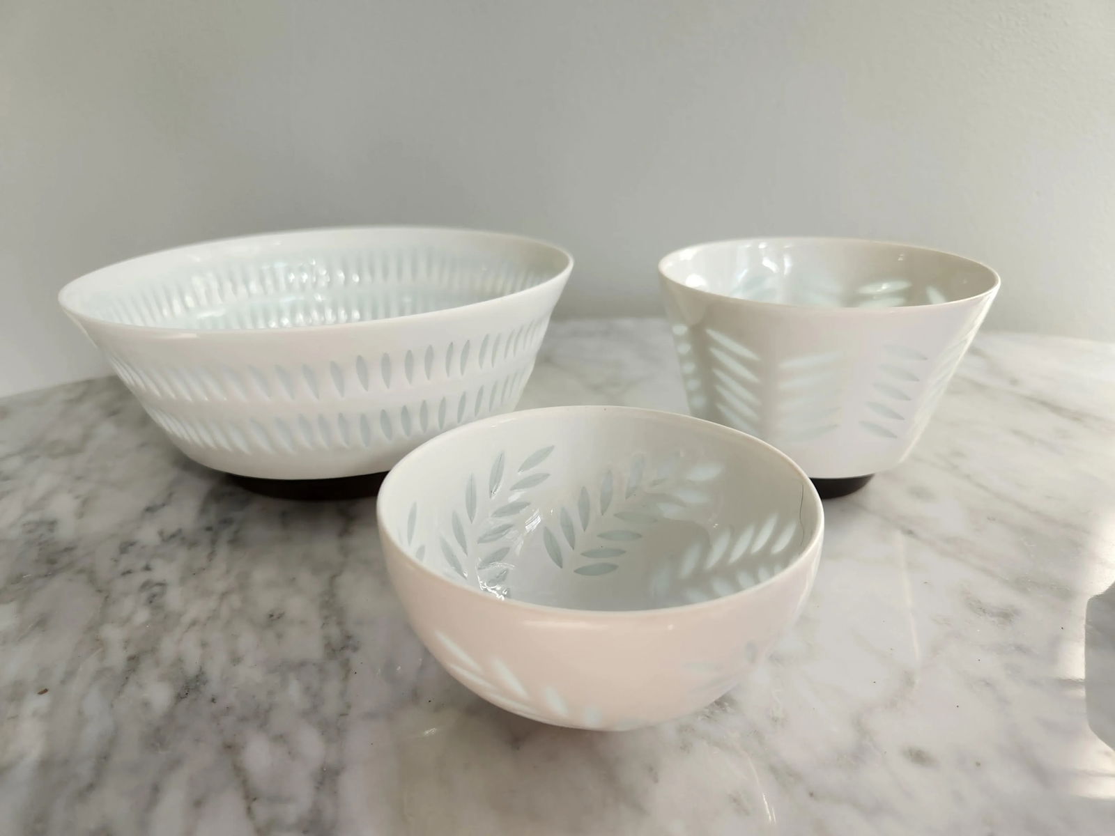 1950s Rice Porcelain Friedl Holzer-Kjellberg Mini Bowl for Arabia - 3