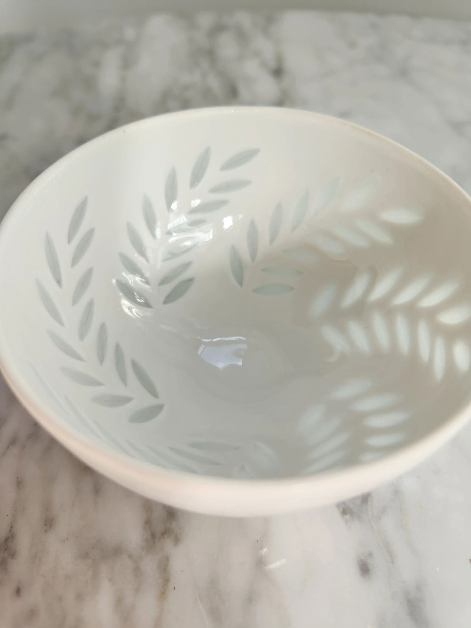 1950s Rice Porcelain Friedl Holzer-Kjellberg Mini Bowl for Arabia - 7