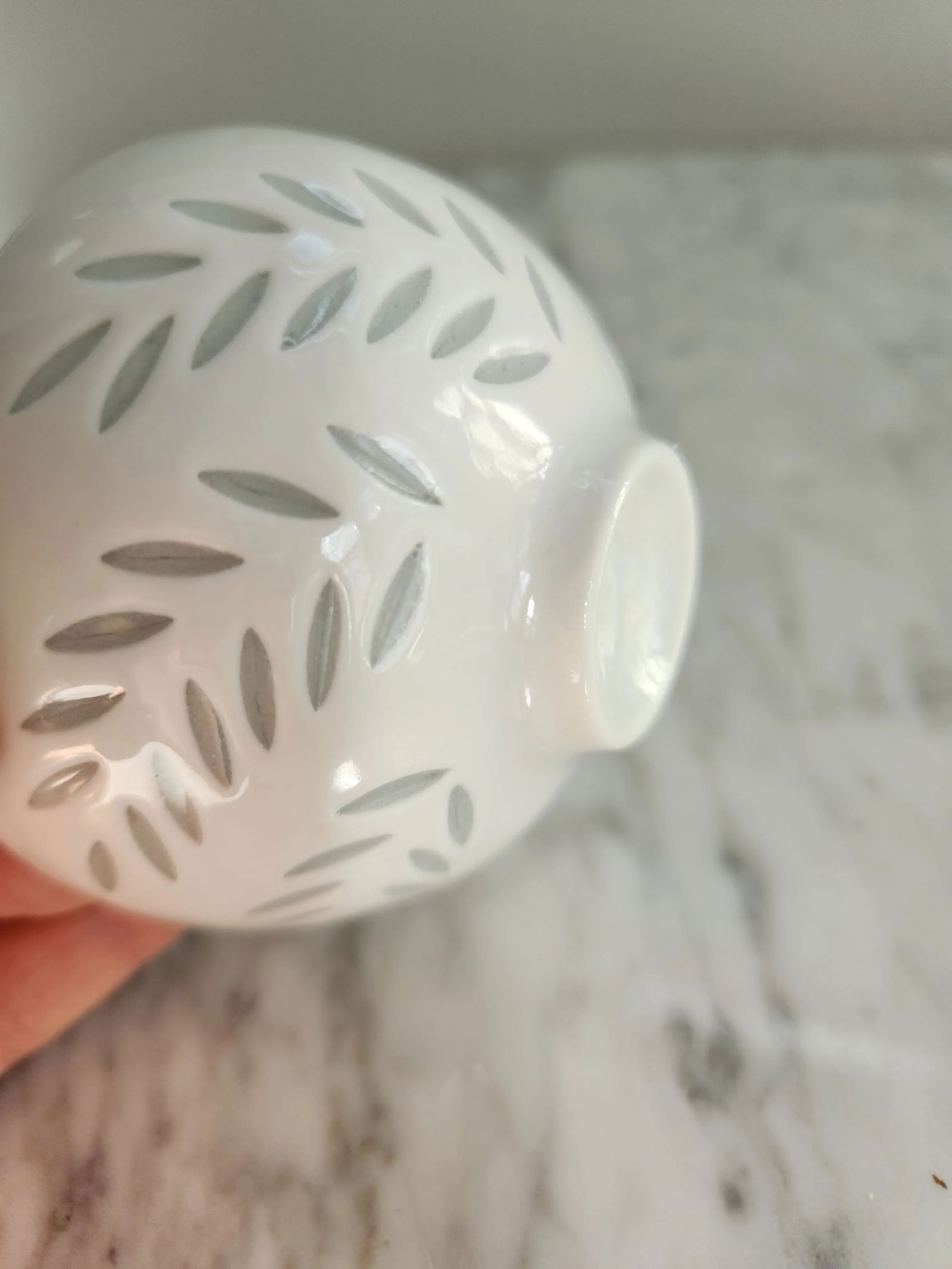 1950s Rice Porcelain Friedl Holzer-Kjellberg Mini Bowl for Arabia - 8