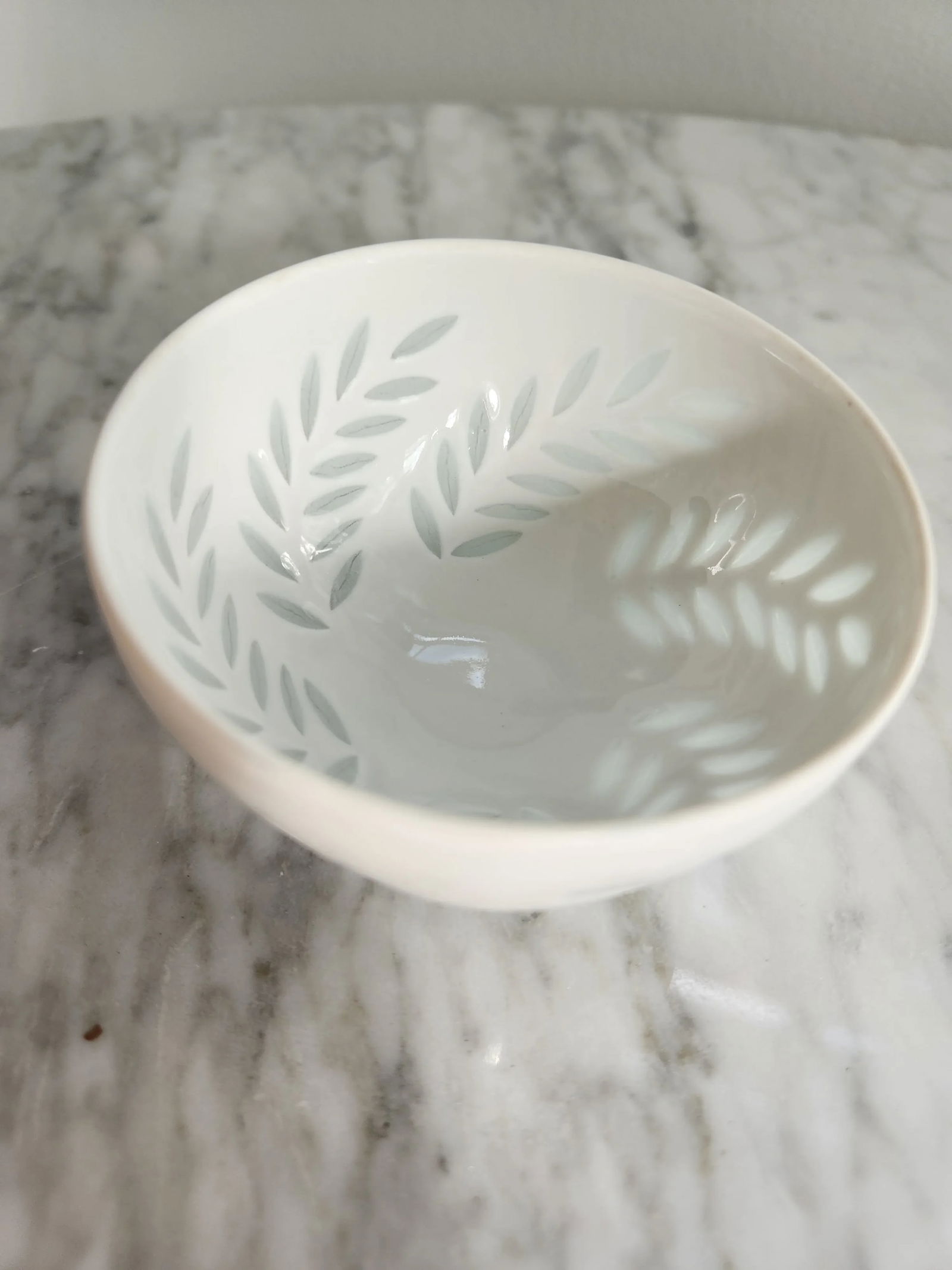 1950s Rice Porcelain Friedl Holzer-Kjellberg Mini Bowl for Arabia - 9